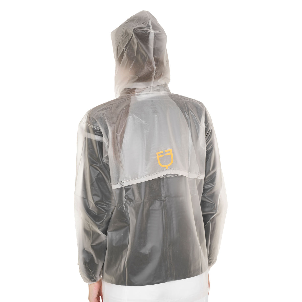 Equestro Unisex Basic Raincoat #colour_white