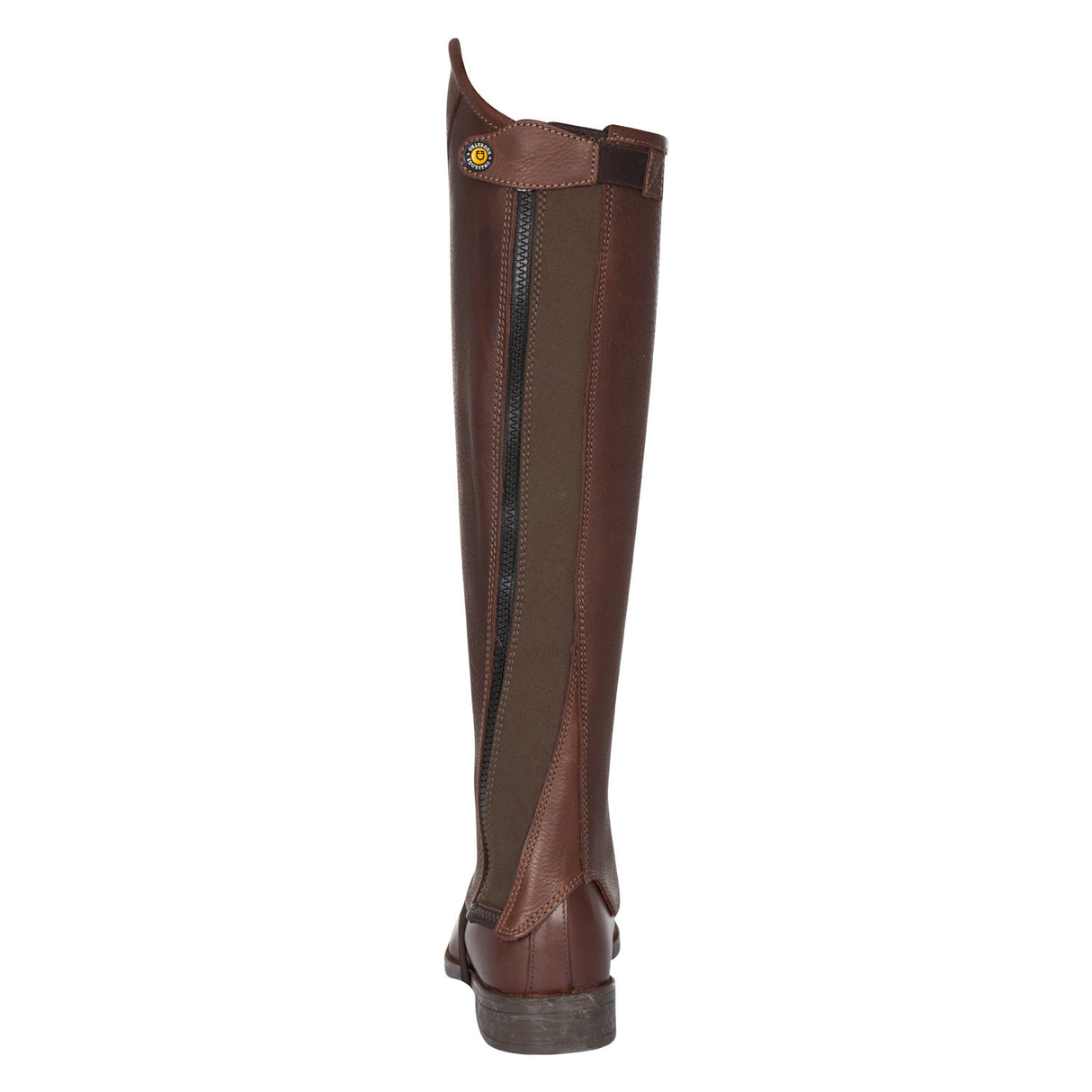 Unisex soft leather gaiters with side zip