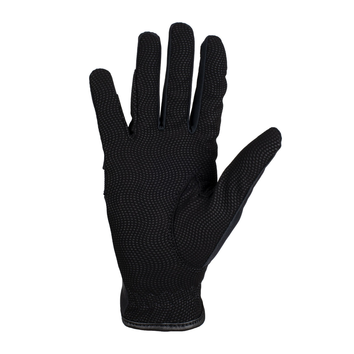 Equestro Gloves In Technical Fabric With Multicolor Logo #colour_black-pink