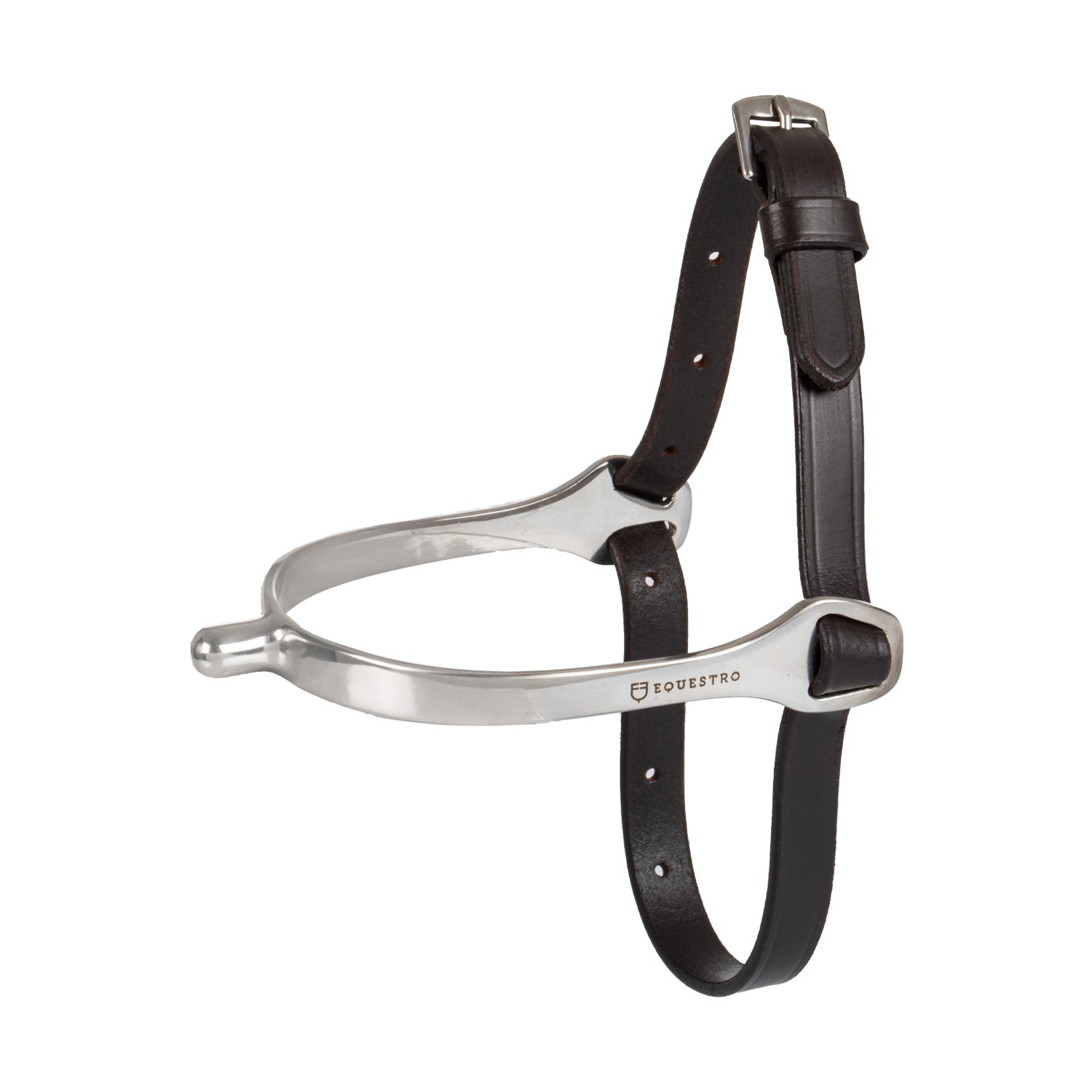Equestro Leather Spur Strap #colour_brown