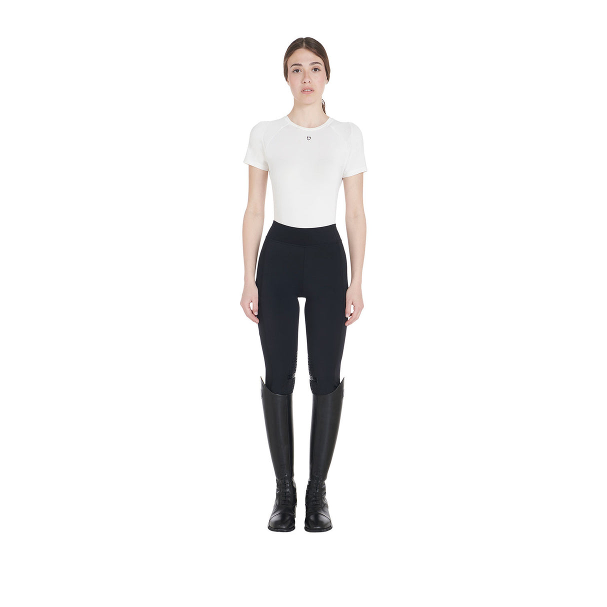 Women's slim fit leggings light stretch fabric
