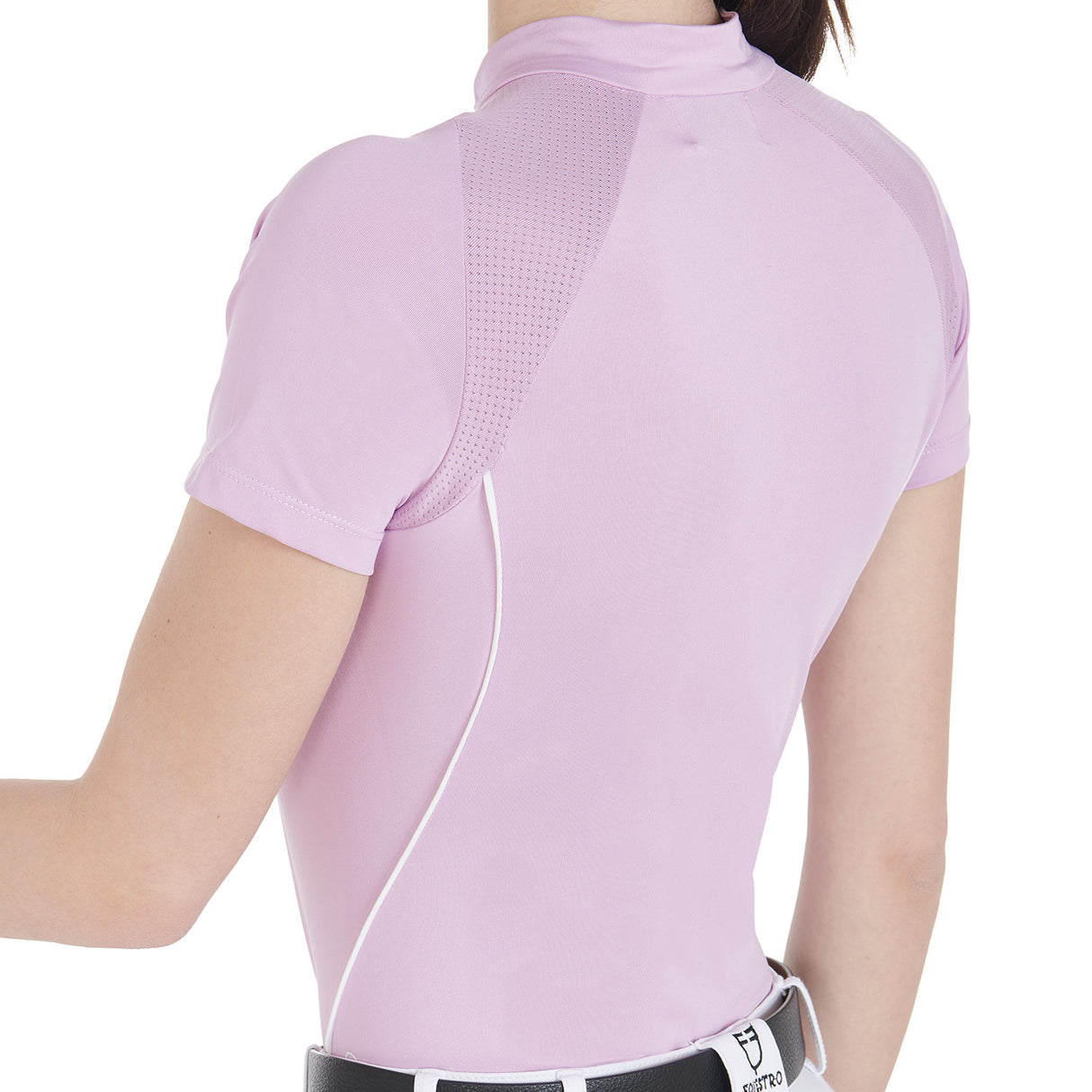 Equestro Women's Slim Fit Technical Training Polo Shirt