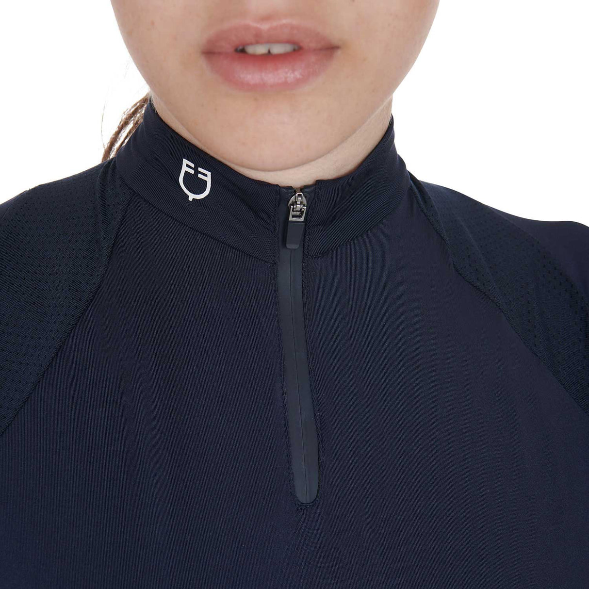 Equestro Women's Slim Fit Technical Training Polo Shirt