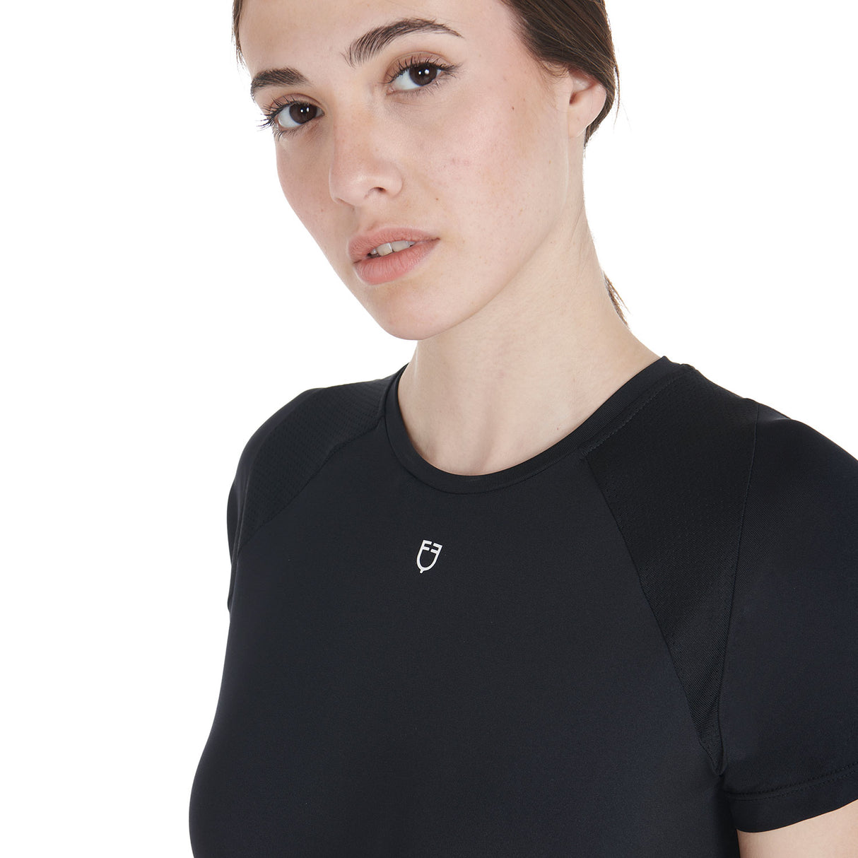 Equestro Women's Slim Fit Technical Training T-Shirt