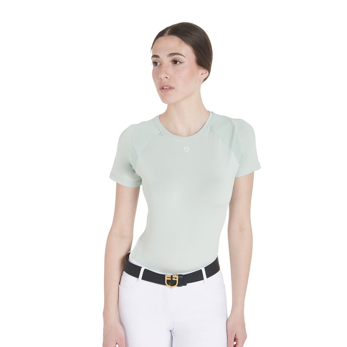 Equestro Women's Slim Fit Technical Training T-Shirt