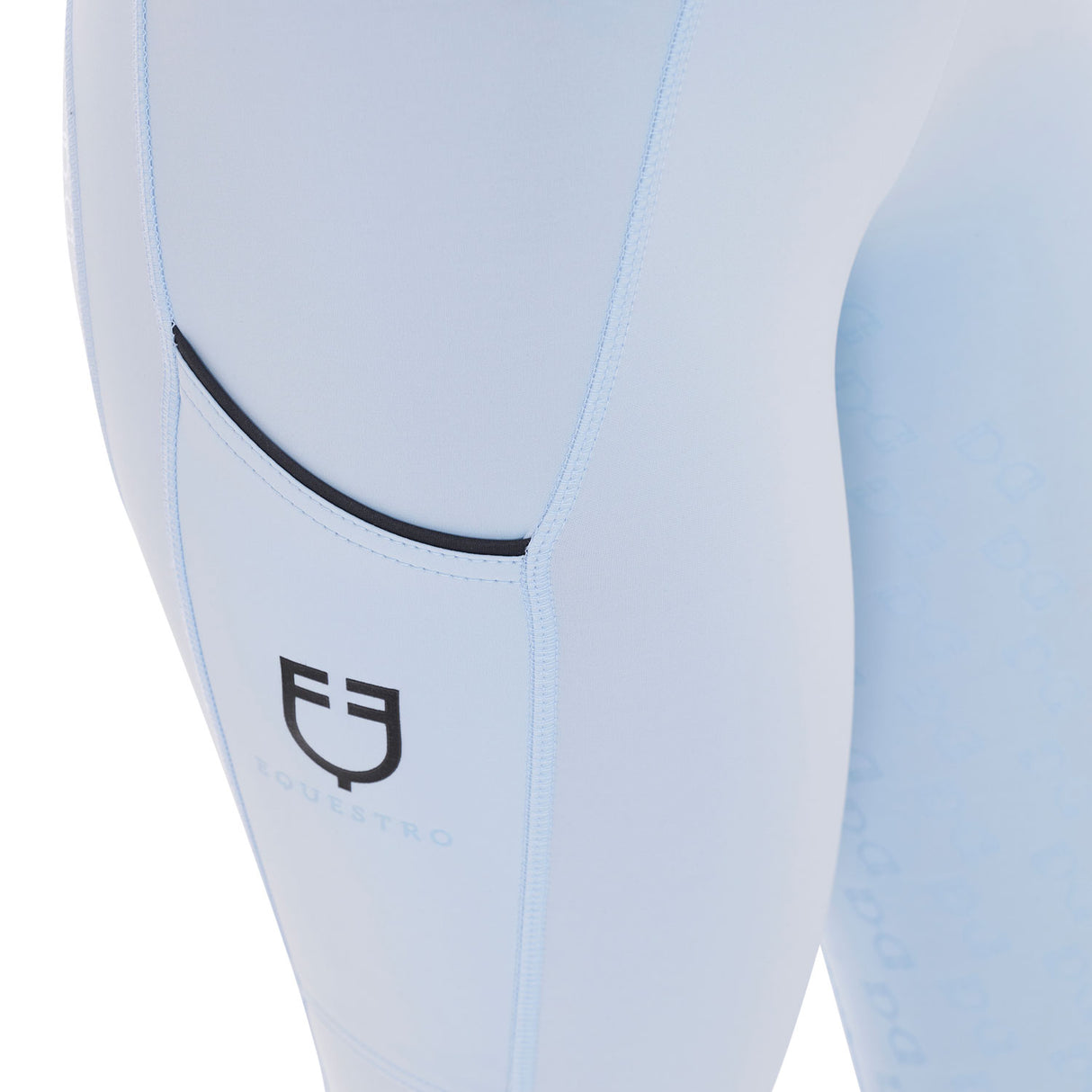 Equestro Women's Slim Fit Full Grip Leggings