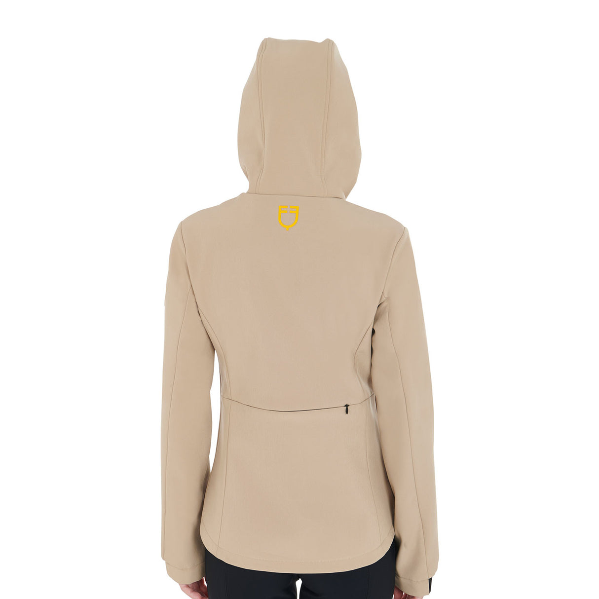 Women's slim fit softshell jacket with concealed pockets