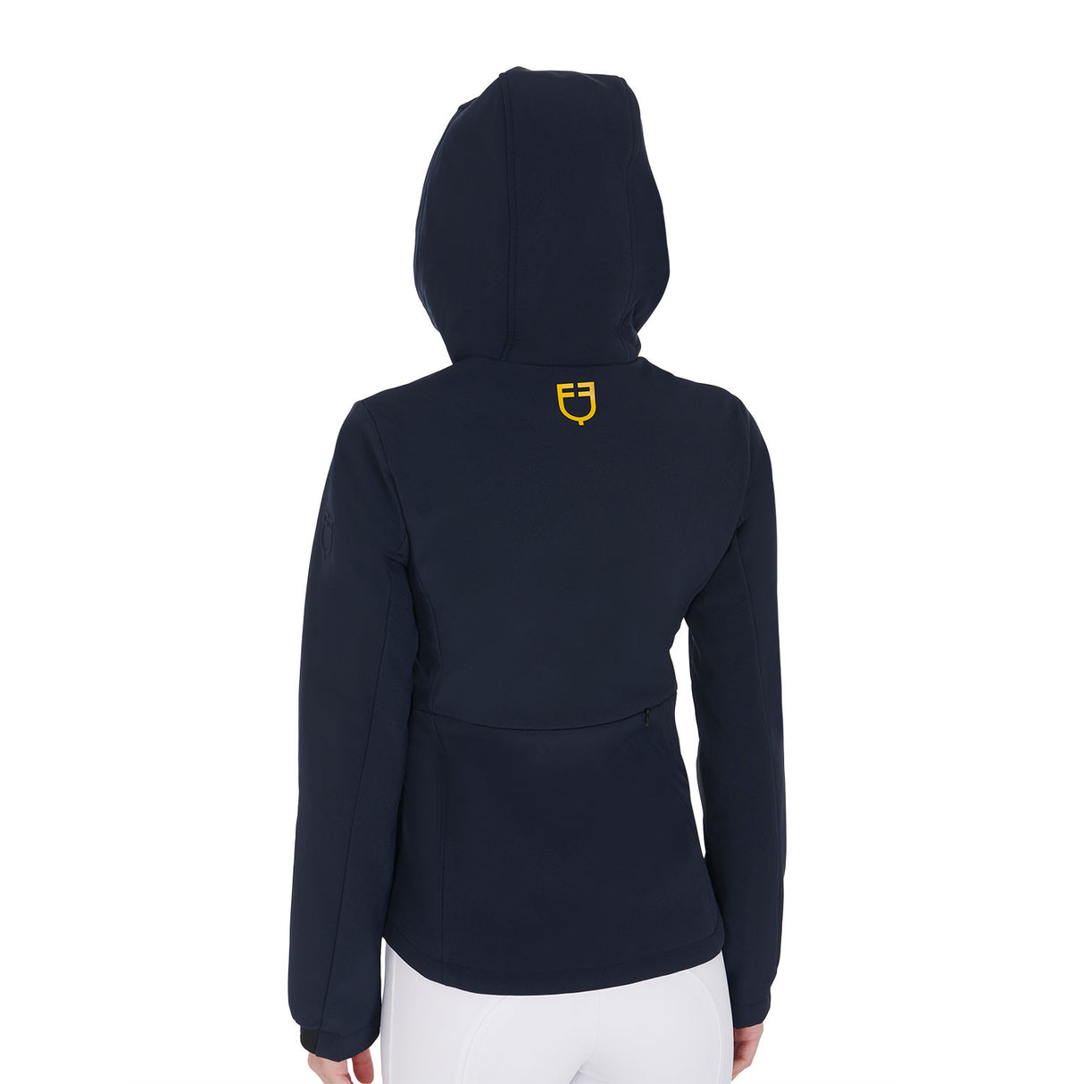 Women's slim fit softshell jacket with concealed pockets