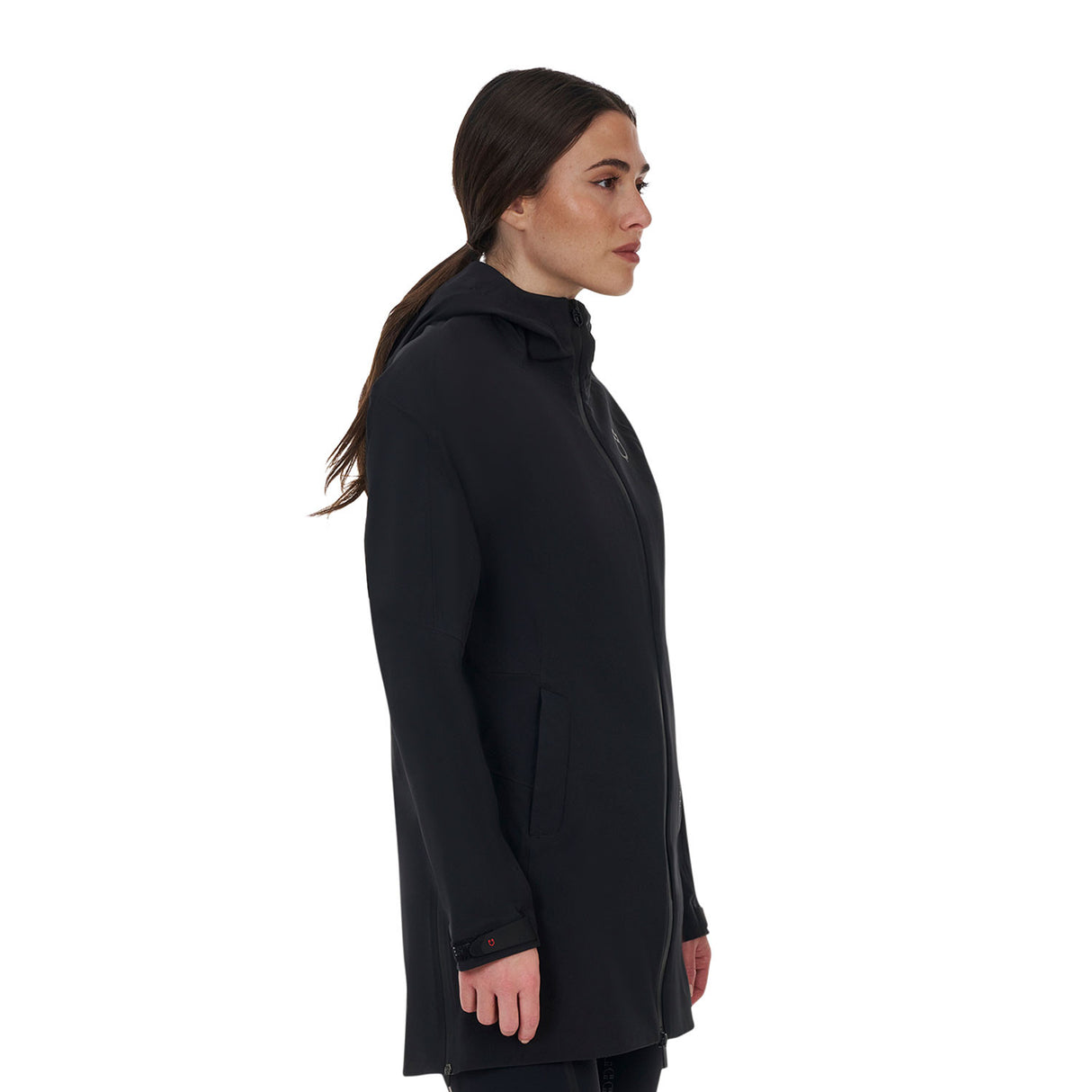 Equestro Ridertechnology women's waterproof shell jacket long