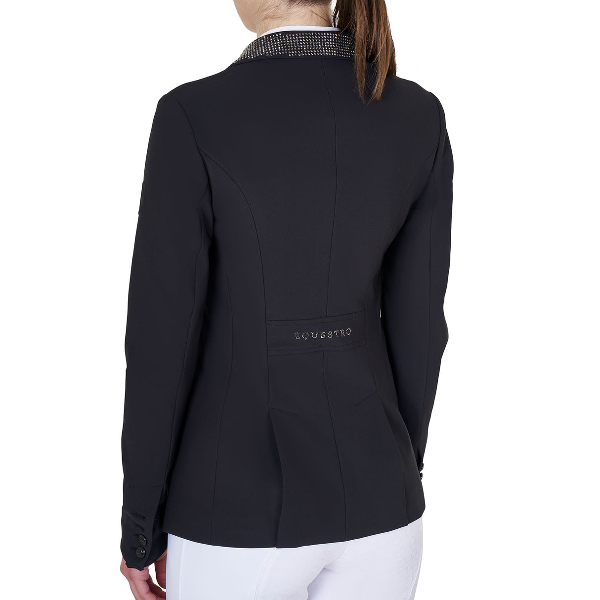 Women's competition jacket with rhinestones