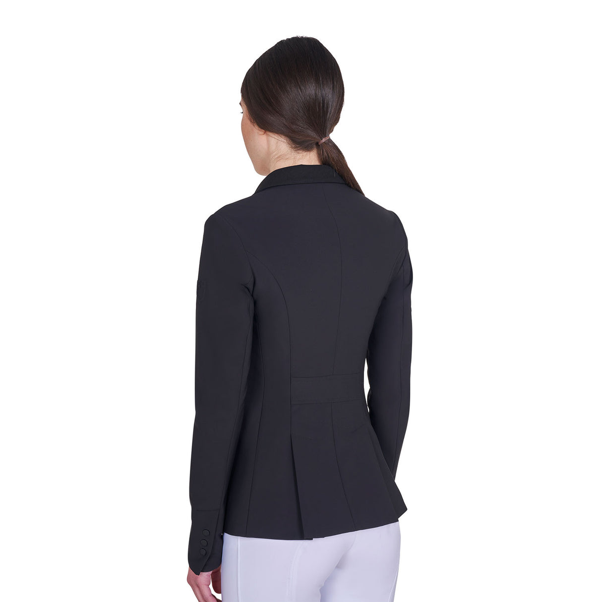 Women's competition jacket with zip and buttons