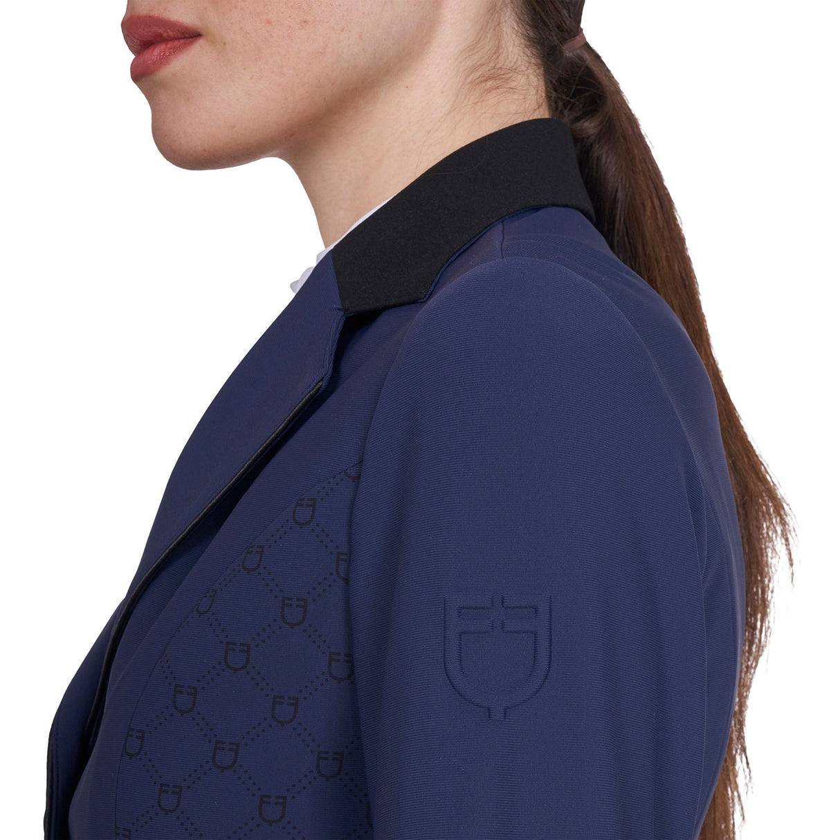 Women's Monogram competition jacket with three buttons