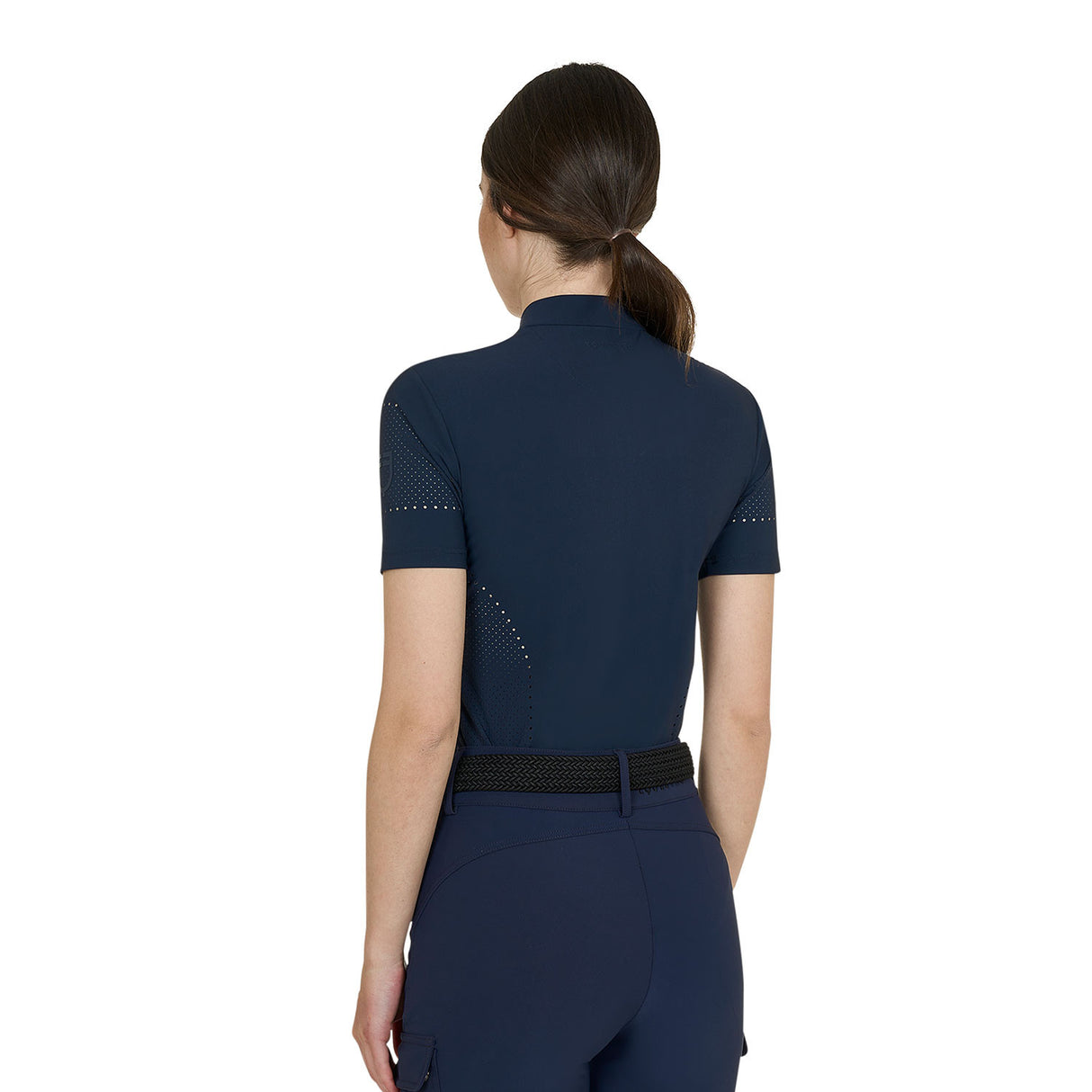 Women's training T-shirt in technical fabric with micro-holes