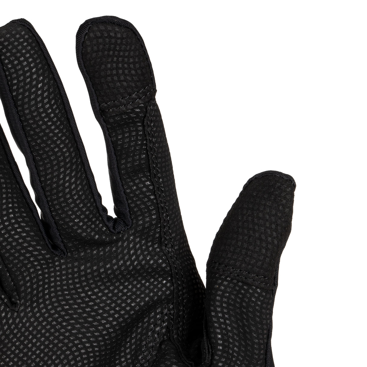 Equestro Women's Gloves In Special Elastane Fabric With Logo #colour_black