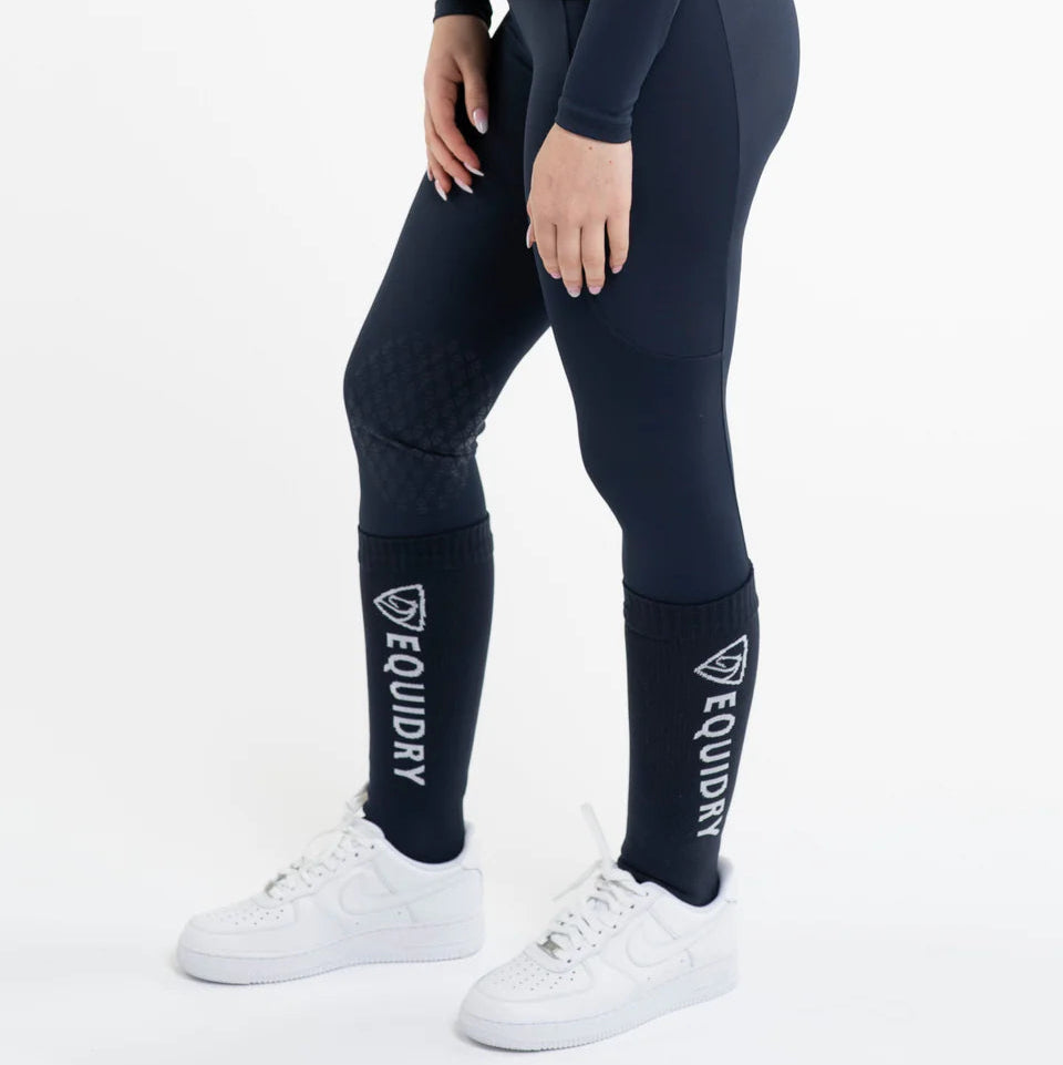 EQUIDRY Waterproof Socks #colour_navy-white