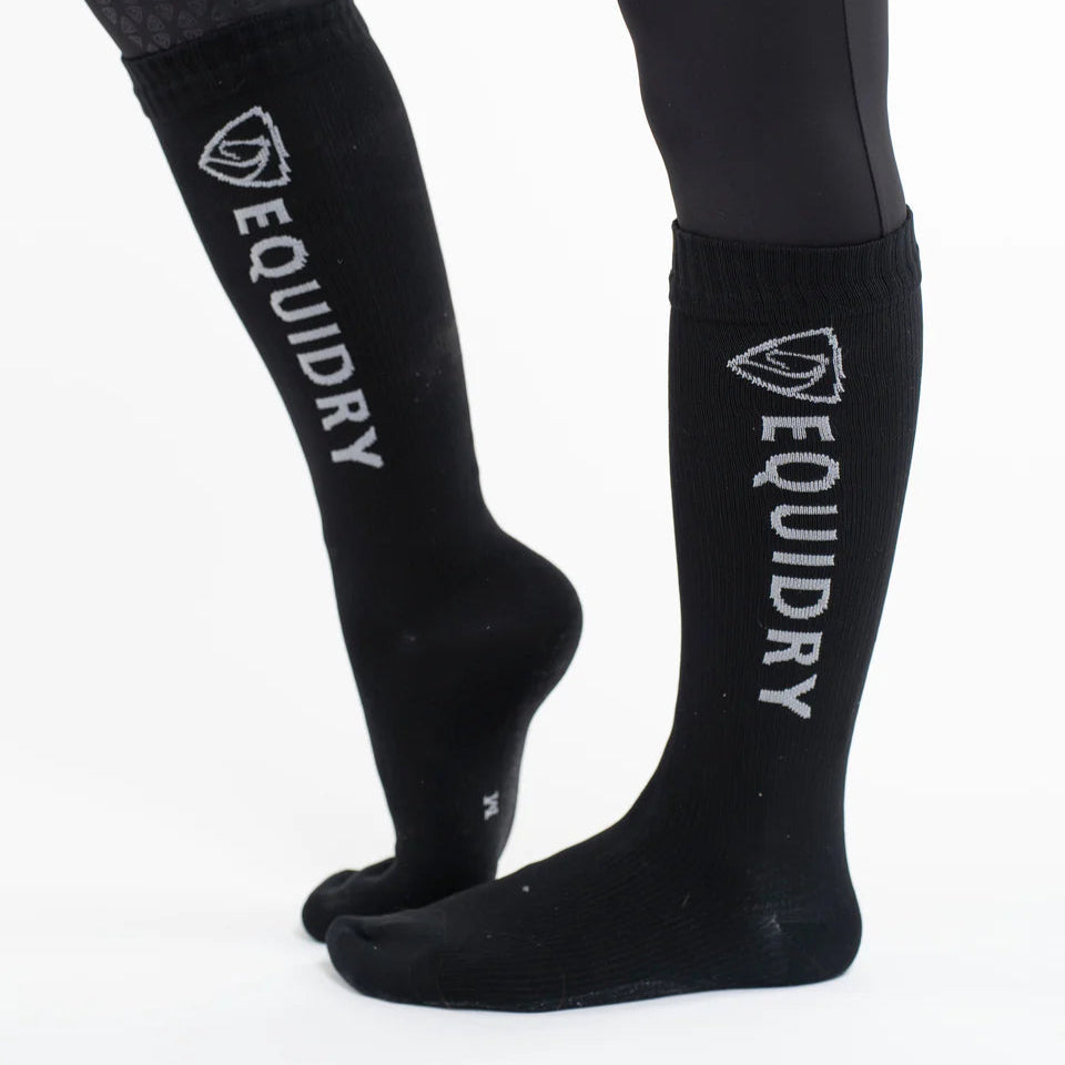 EQUIDRY Waterproof Socks #colour_black-grey