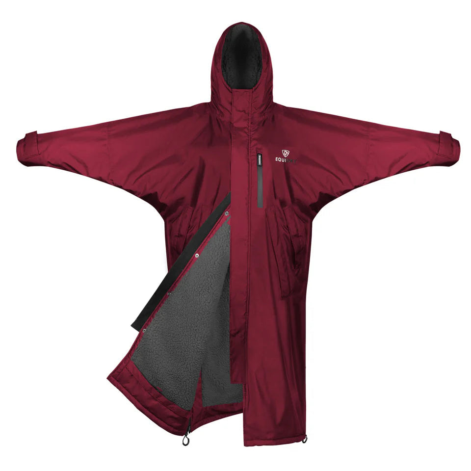 EQUIDRY Children's Thick Fleece Evolution #colour_plum-grey