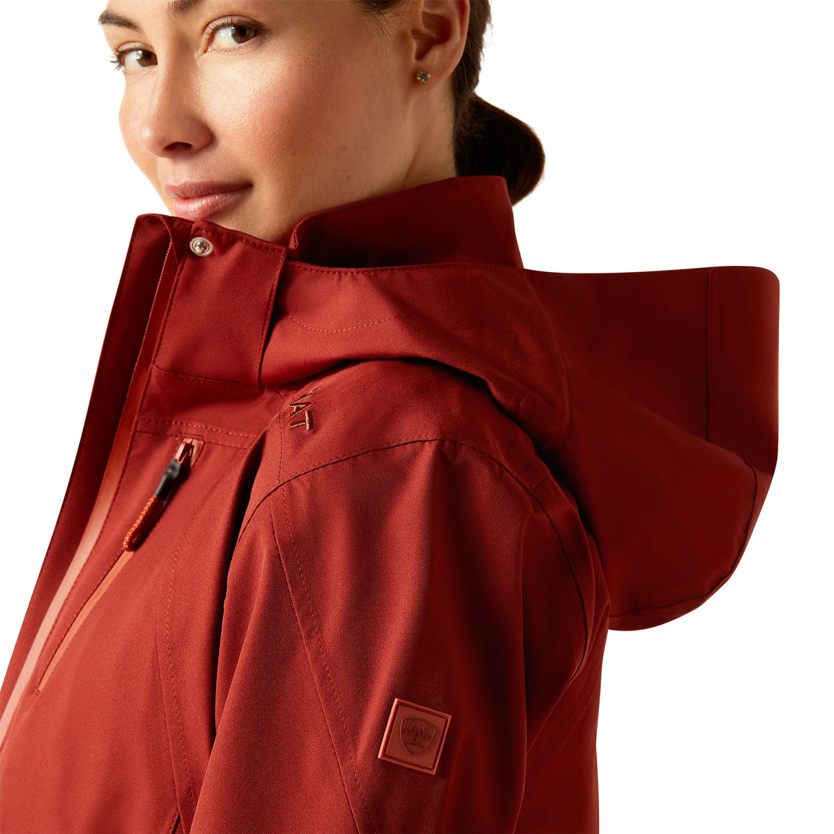 Ariat Women's Coastal Waterproof Jacket #colour_fired-brick