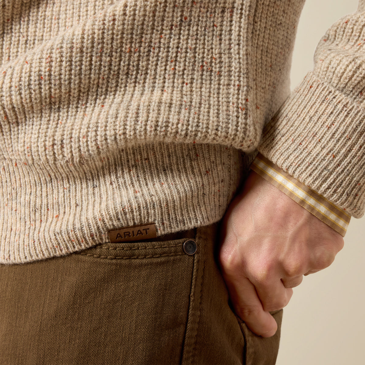 Ariat Men's Heddon Donegal Wool Sweater