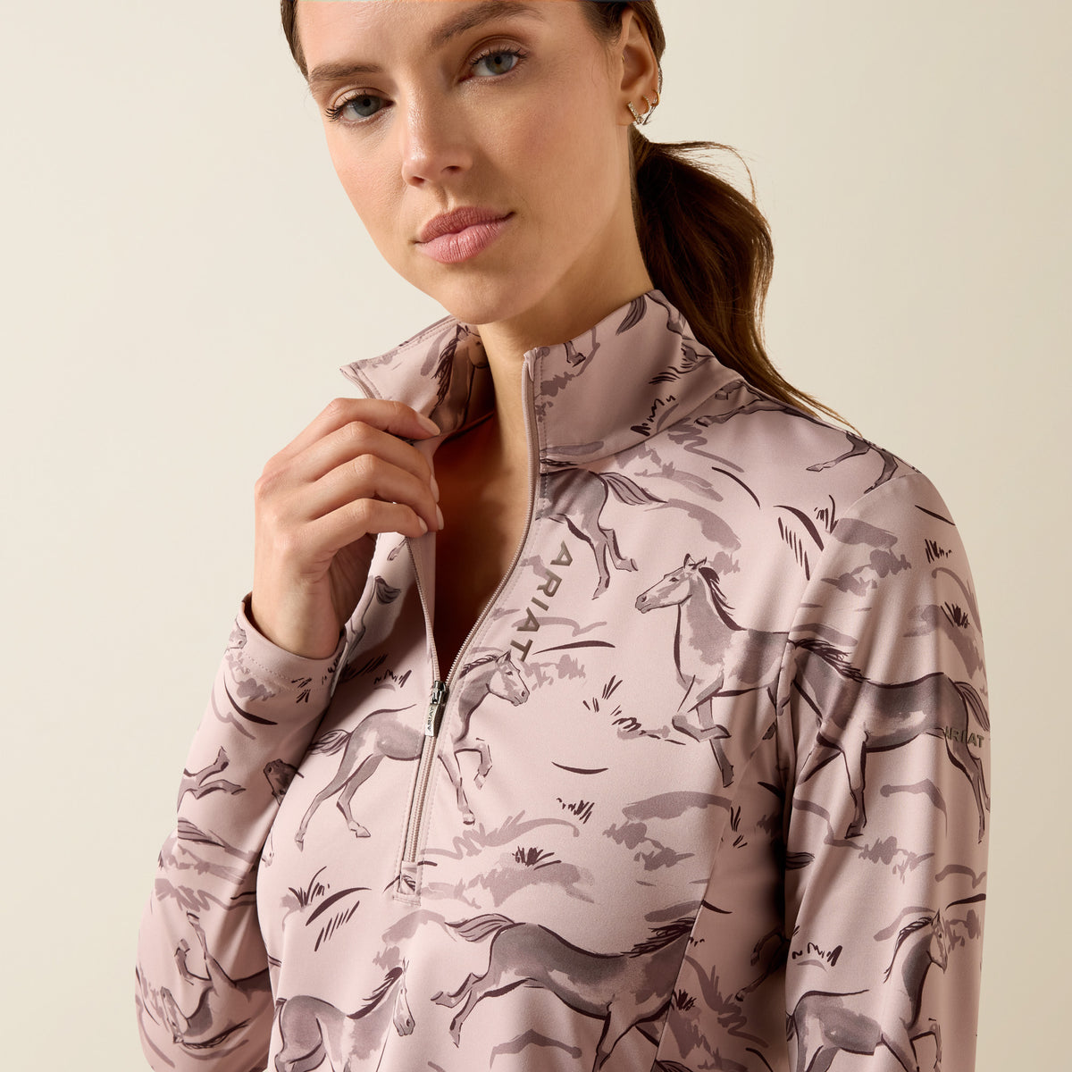 Ariat Women's LunaVeil 1/2 Zip Long Sleeve Baselayer