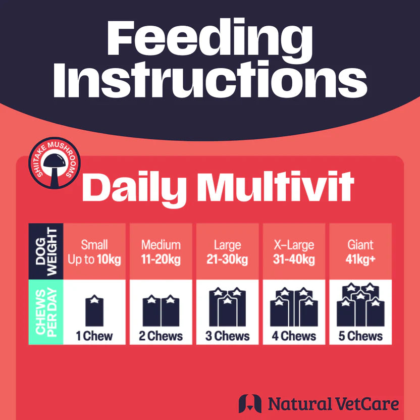 Natural Vet Care Daily Multivit Soft Chews for Dogs