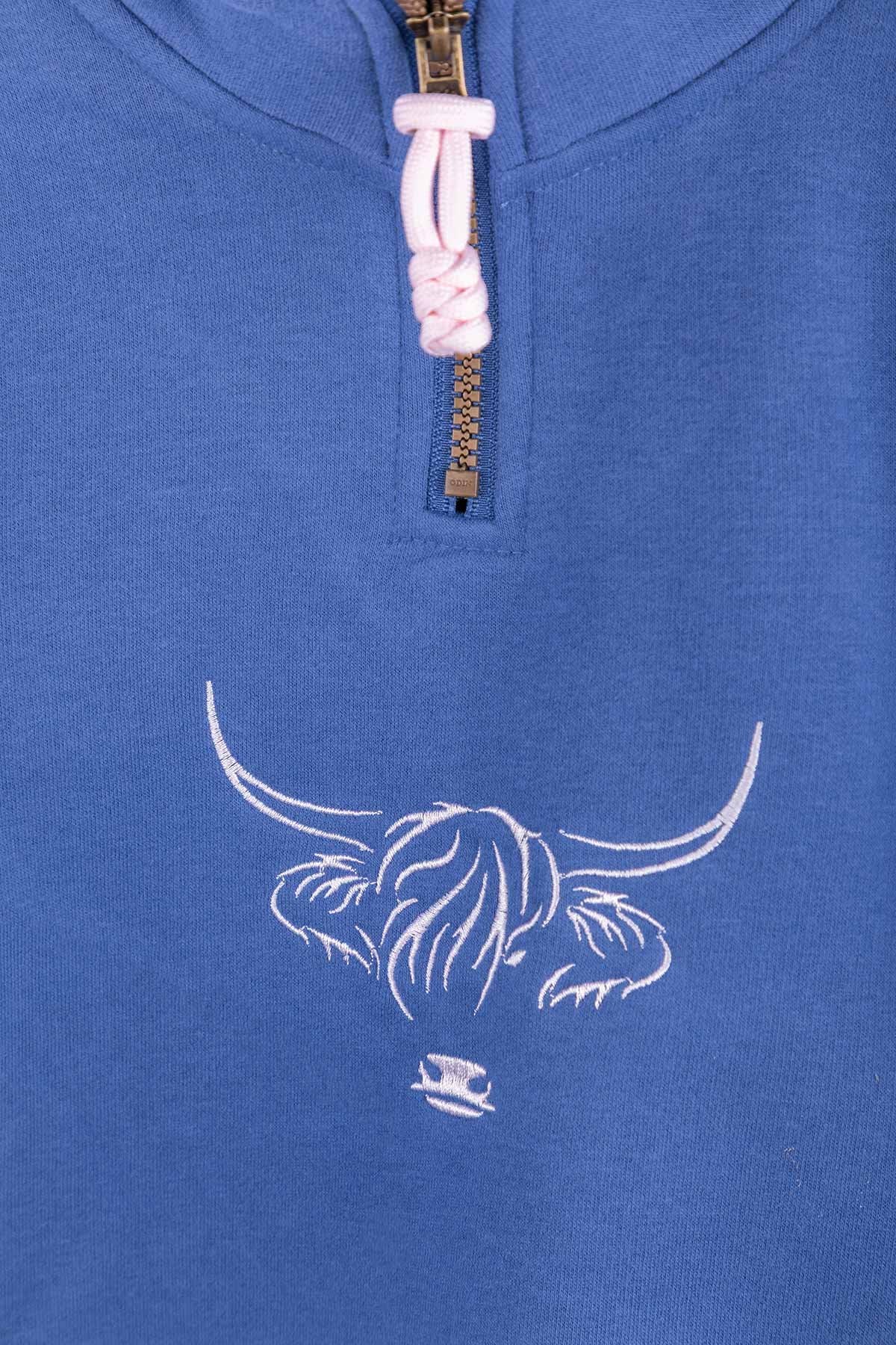 Rydale Mini Girls Quarter Zip Sweatshirt - Byland