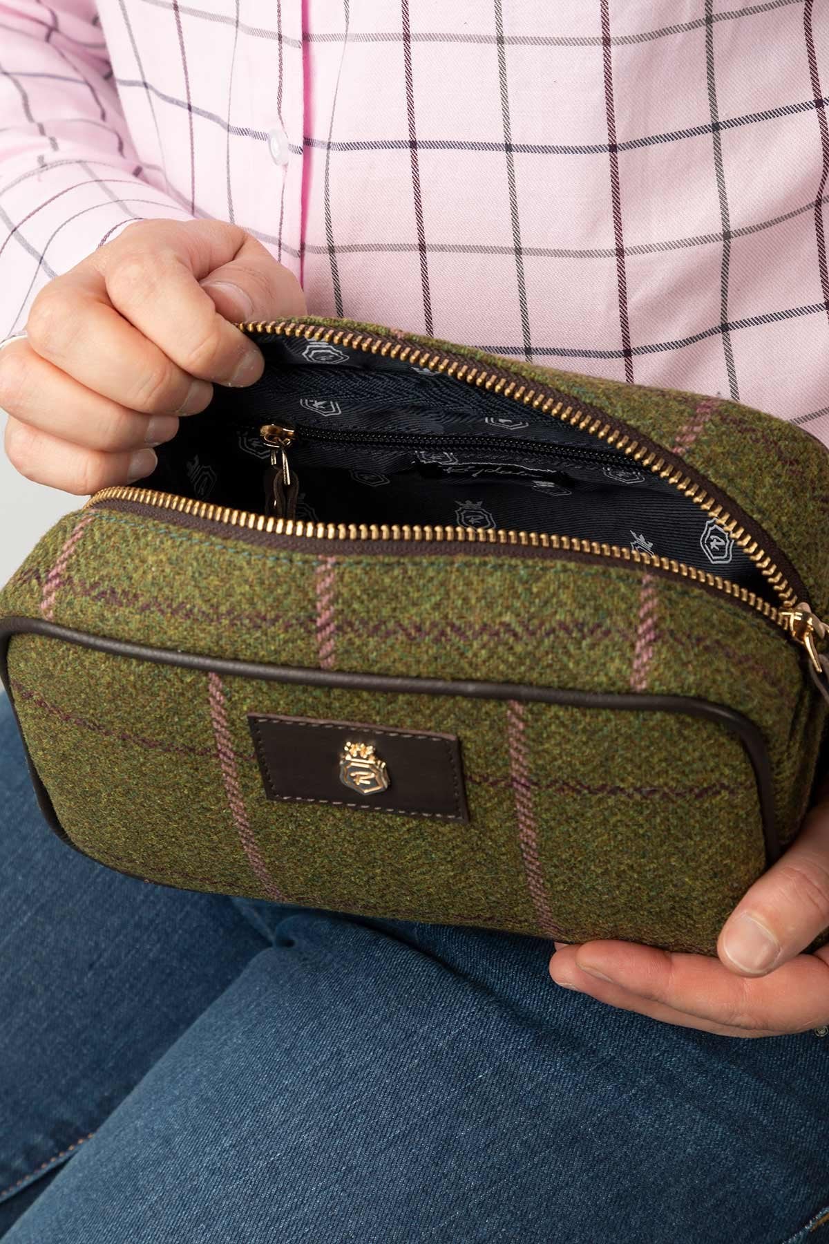 Rydale Large Tweed Makeup Bag - Helmsley