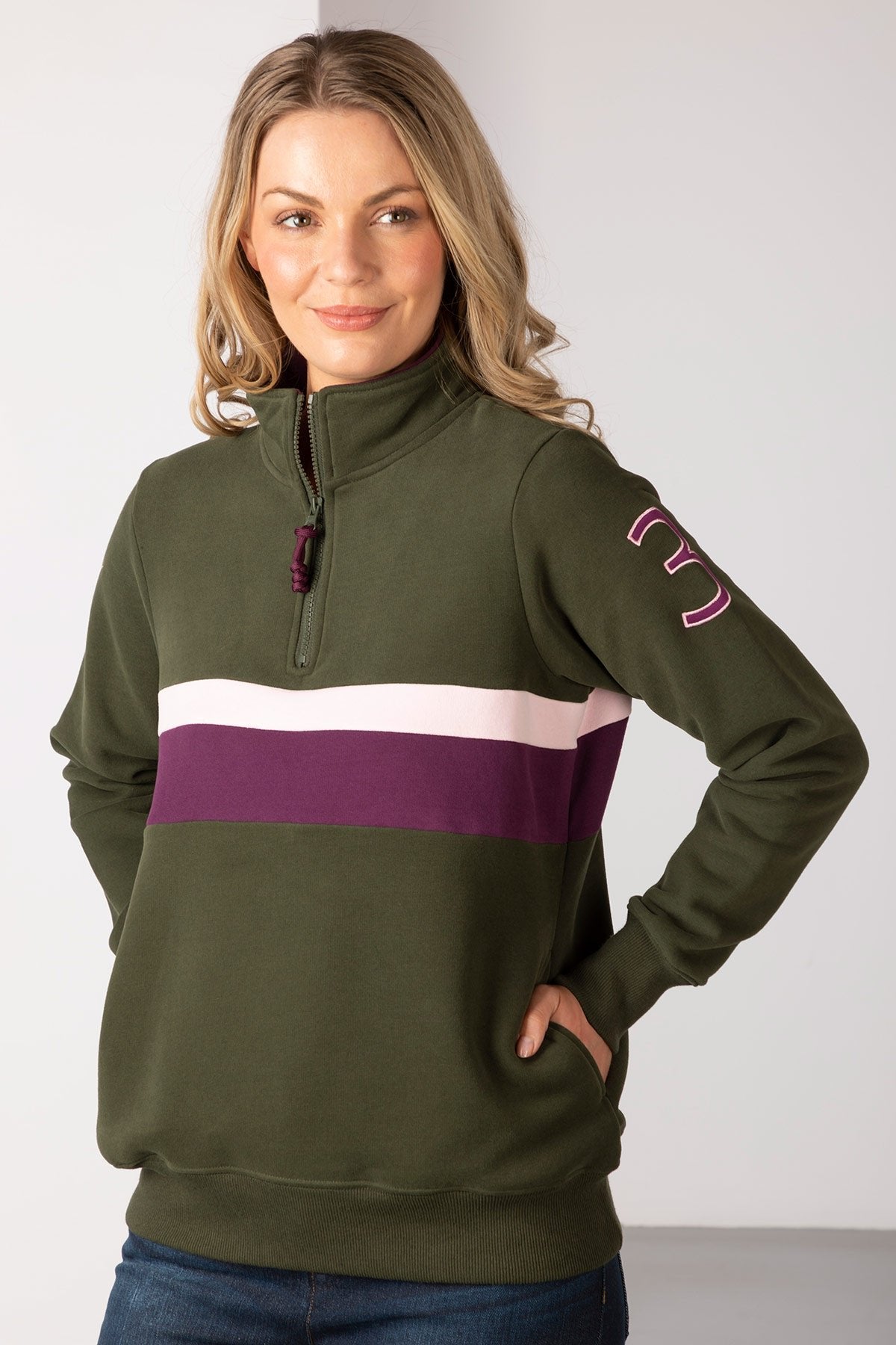 Rydale Ladies Stripe Sweatshirt - Bramham