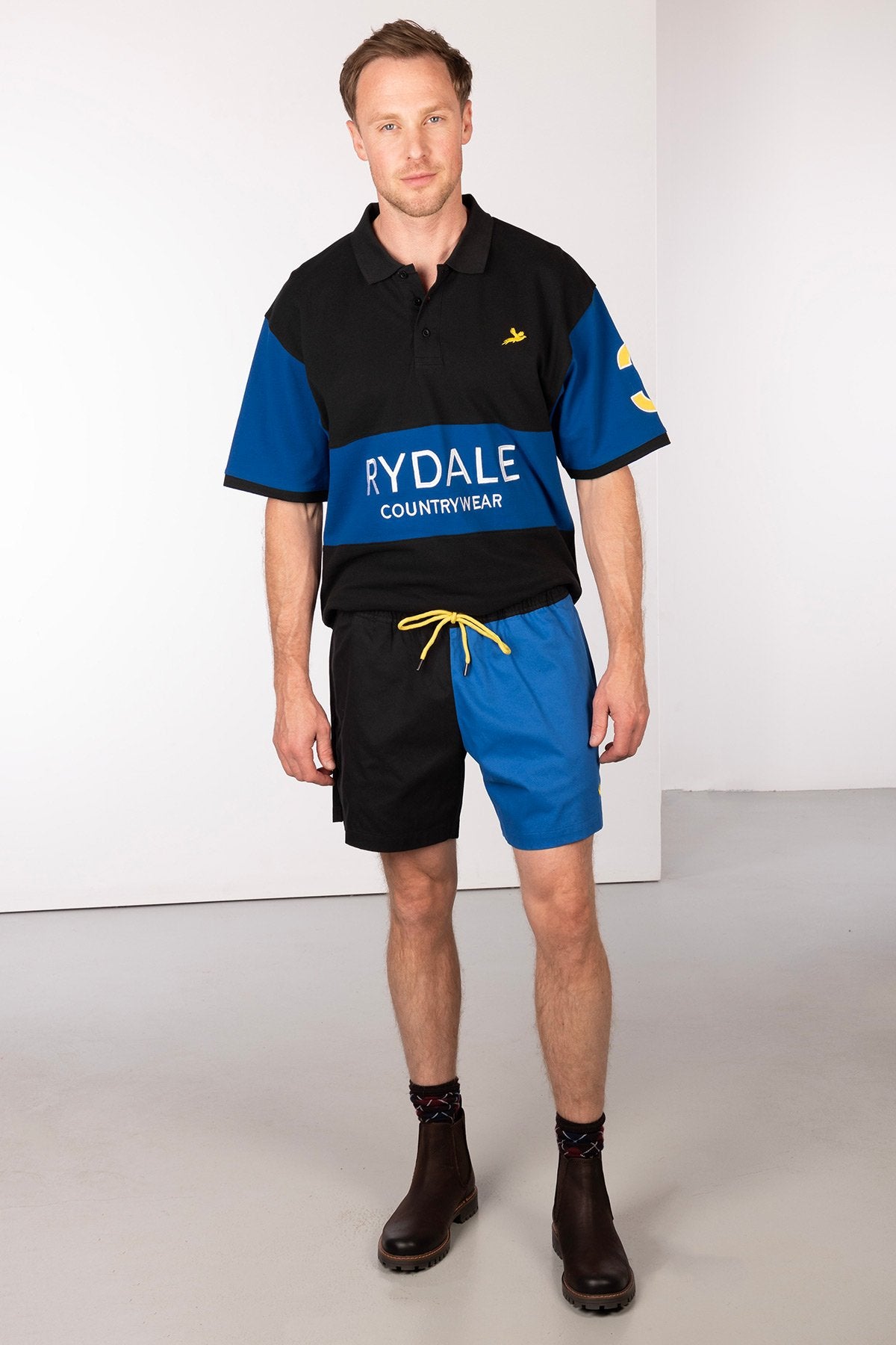 Rydale Men's Quartered Rugby Shorts - Ganton