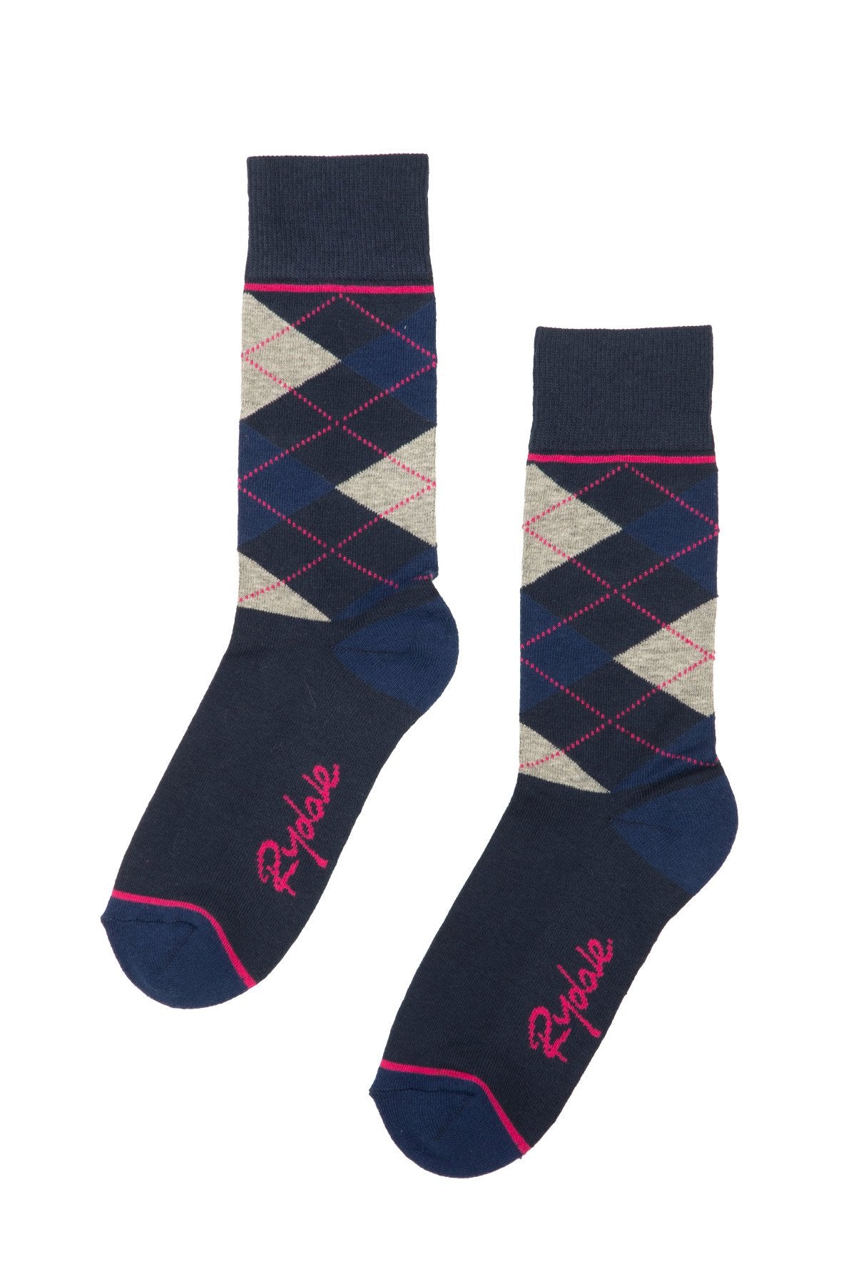 Rydale Ladies Argyle Ankle Socks