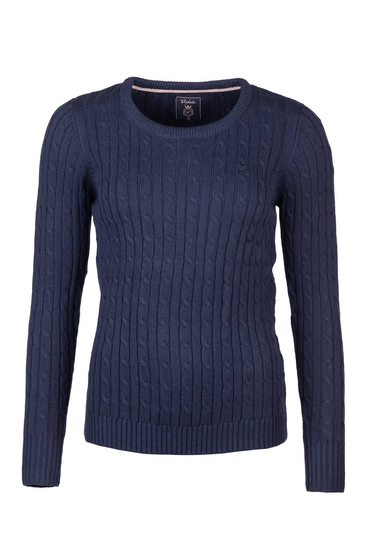 Rydale Ladies Crew Neck Cable Knit Jumper - Emma