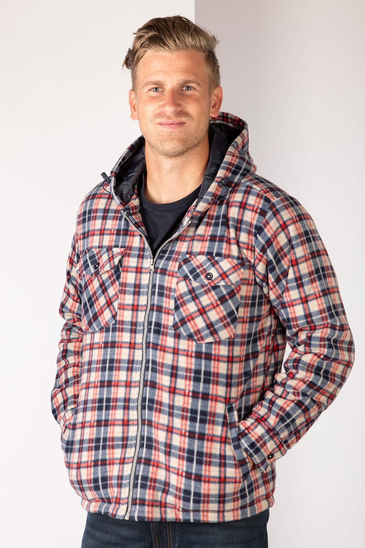 Rydale Men's Hooded Fleece Overshirt - Ulrome
