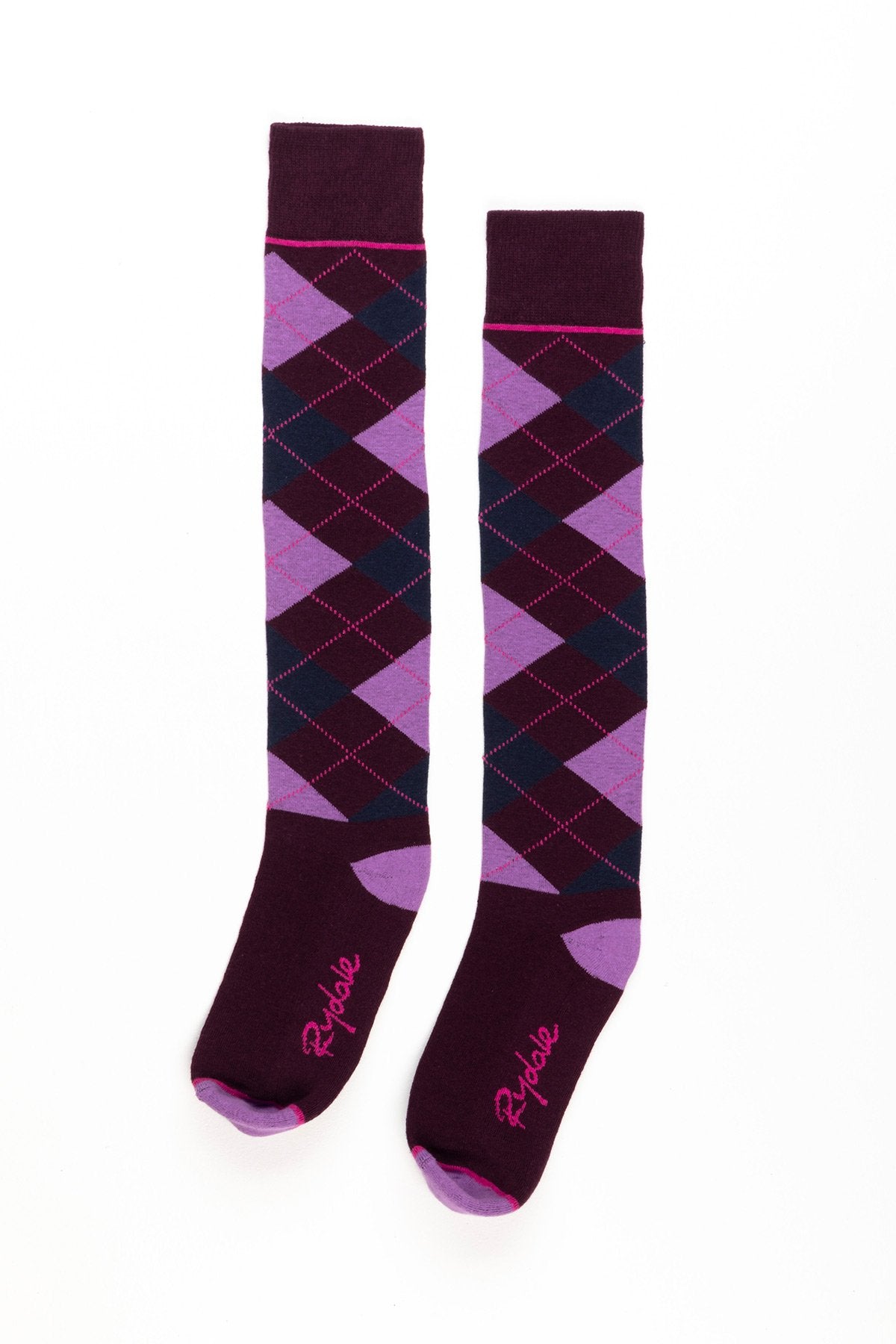 Rydale Ladies Argyle Knee High Riding Socks