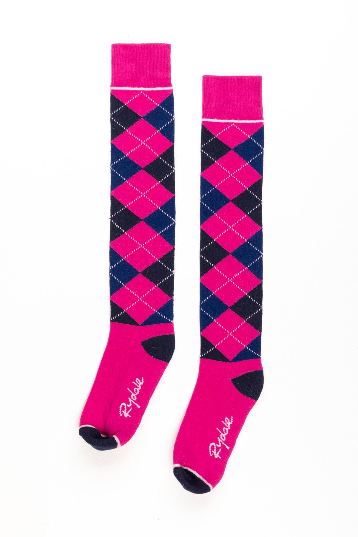Rydale Ladies Argyle Knee High Riding Socks