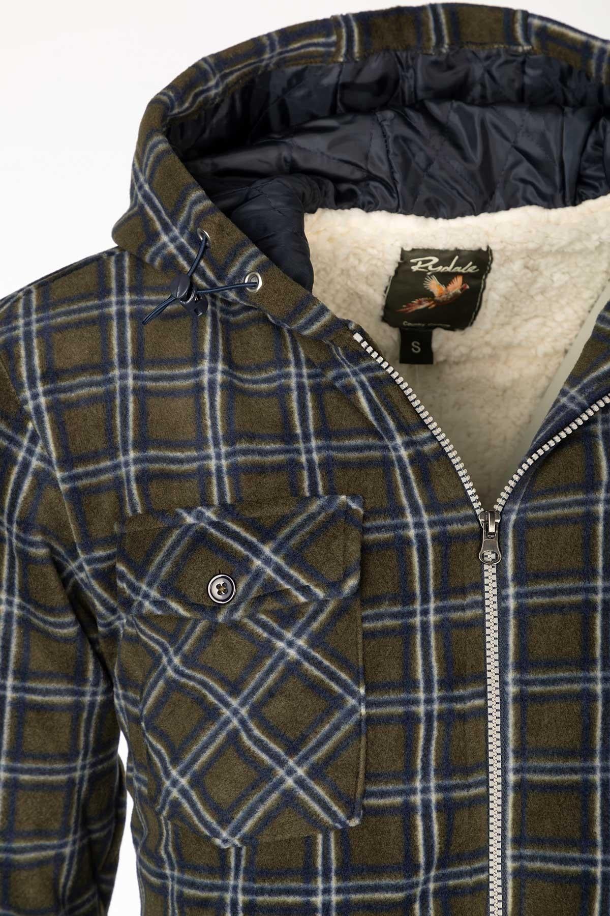 Rydale Men's Hooded Fleece Overshirt - Ulrome