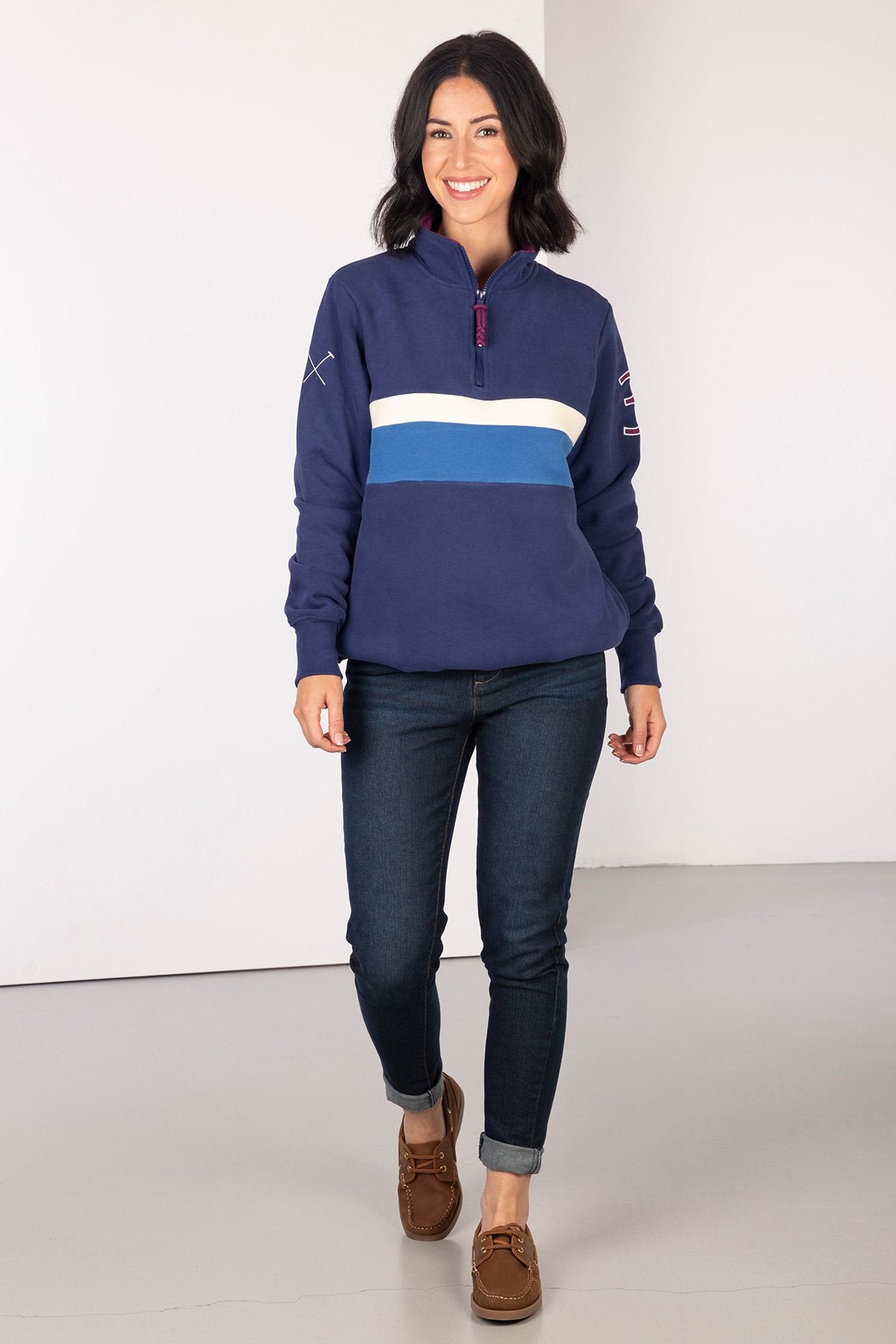 Rydale Ladies Stripe Sweatshirt - Bramham