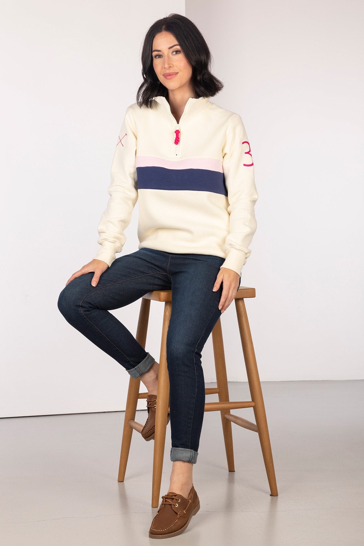 Rydale Ladies Stripe Sweatshirt - Bramham
