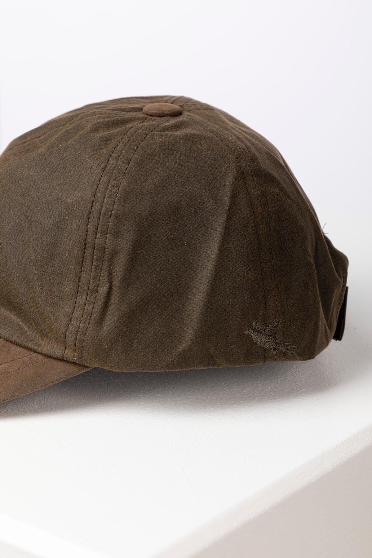 Rydale Men's Wax Baseball Cap with Nubuck Peak - Danby