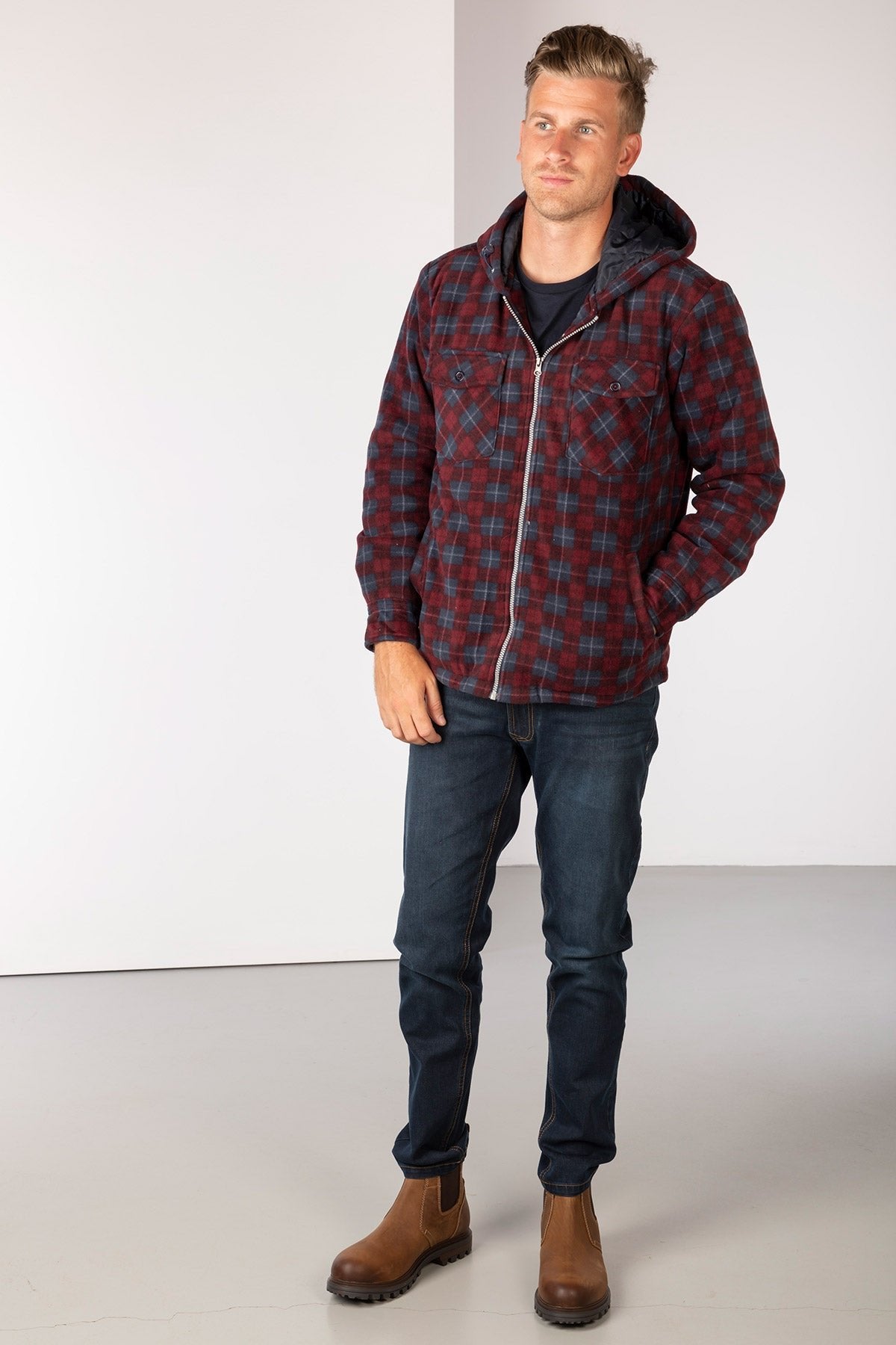 Rydale Men's Hooded Fleece Overshirt - Ulrome