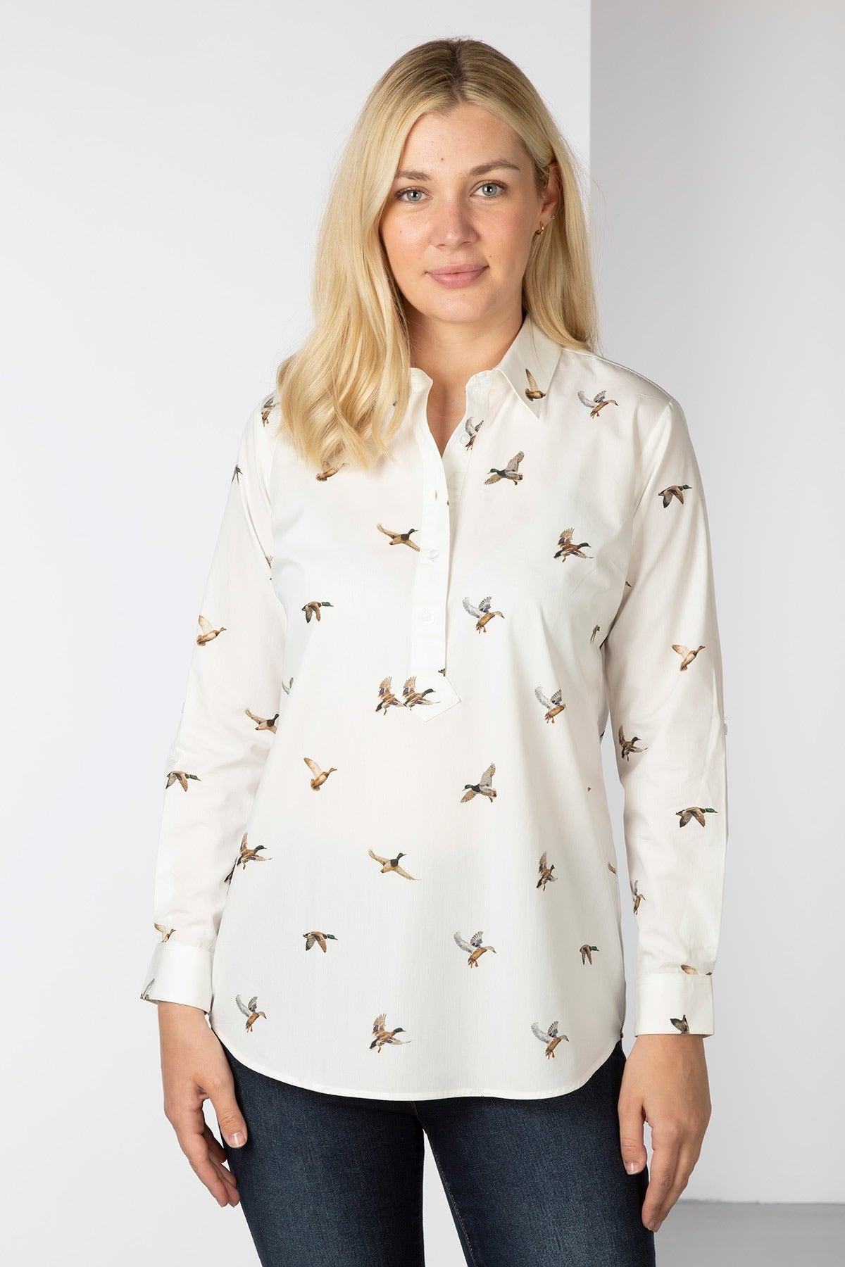 Rydale Ladies Printed Overhead Shirt - Wistow II