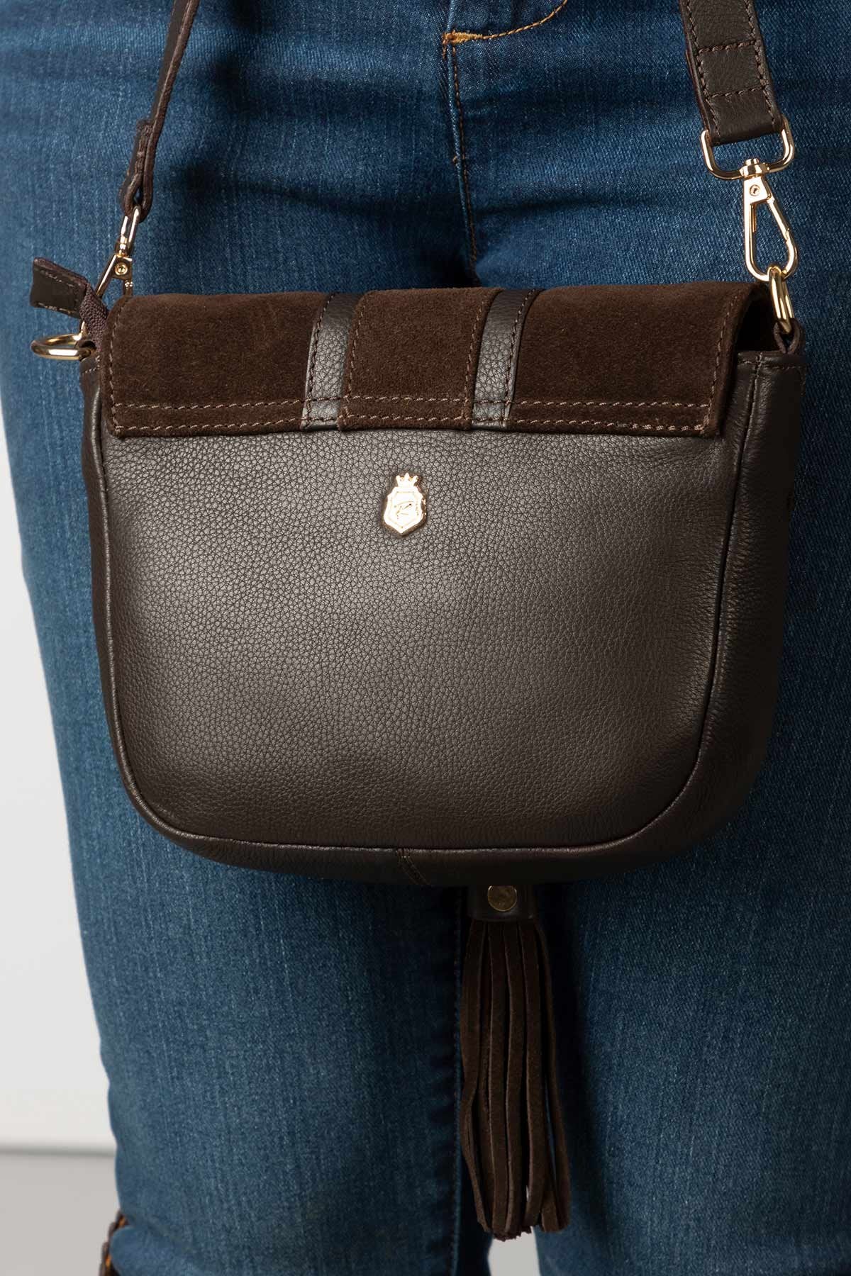 Rydale Ladies Suede Cross Body Bag - Helmsley
