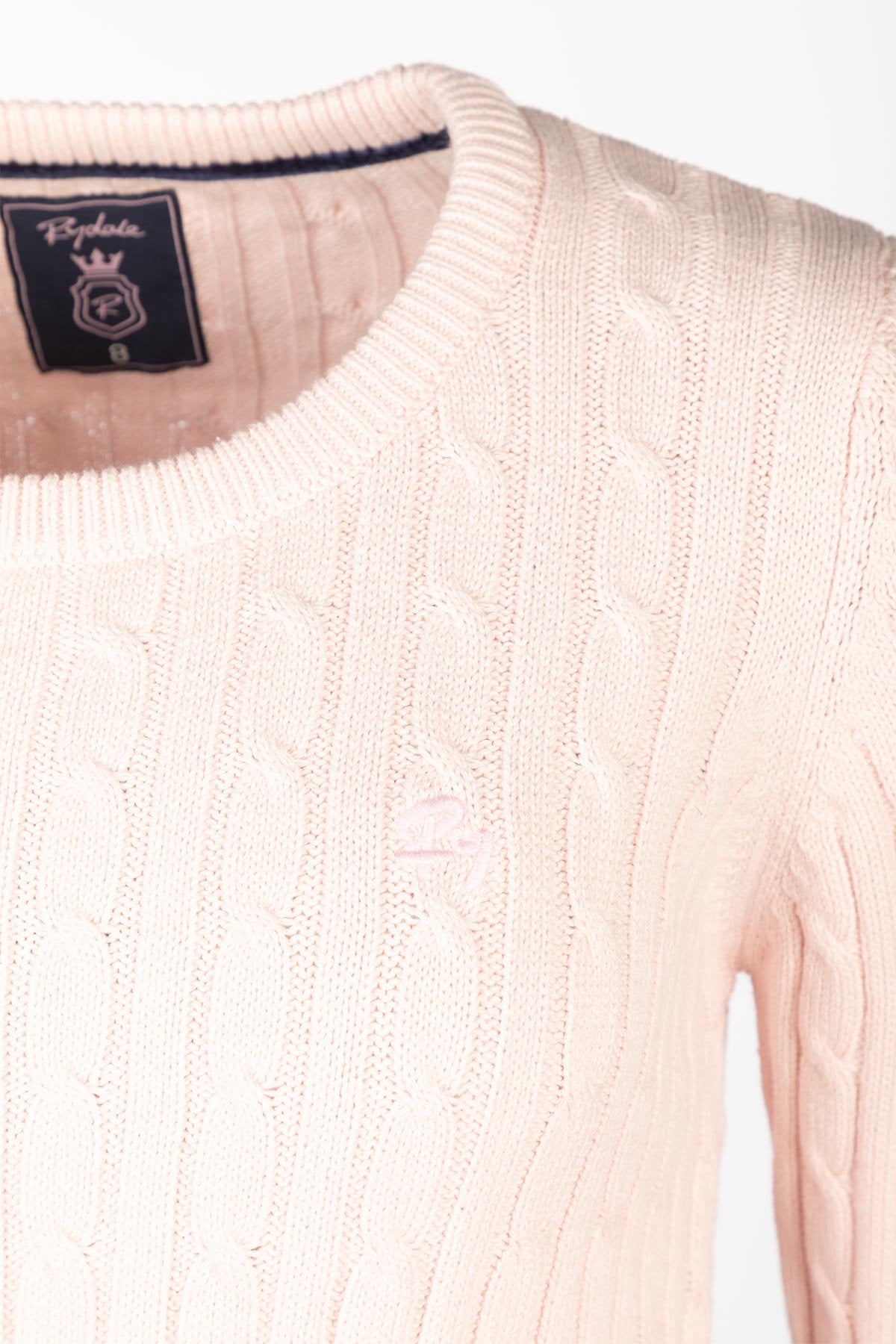 Rydale Ladies Crew Neck Cable Knit Jumper - Emma