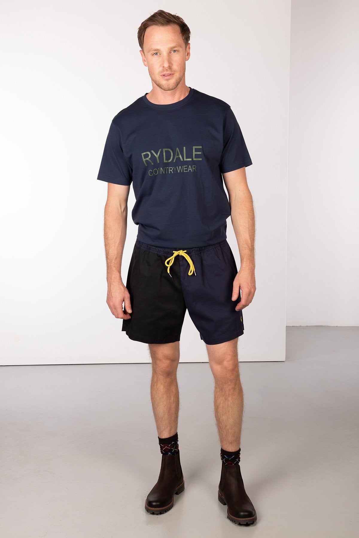 Rydale Men's Quartered Rugby Shorts - Ganton