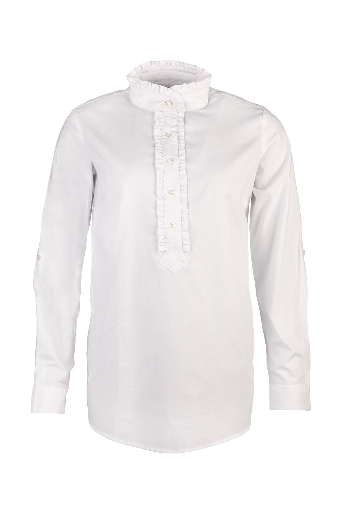 Rydale Ladies Overhead Ruffled Shirt - Ivy