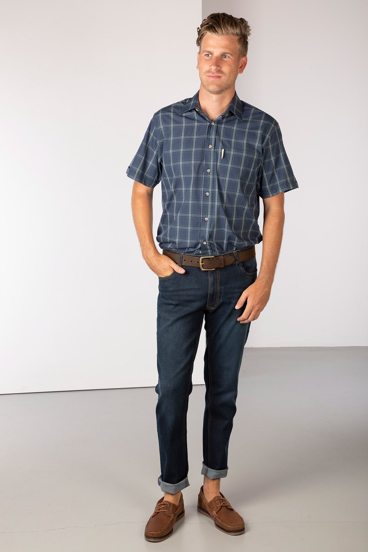 Rydale Men's Short Sleeved Check Shirts