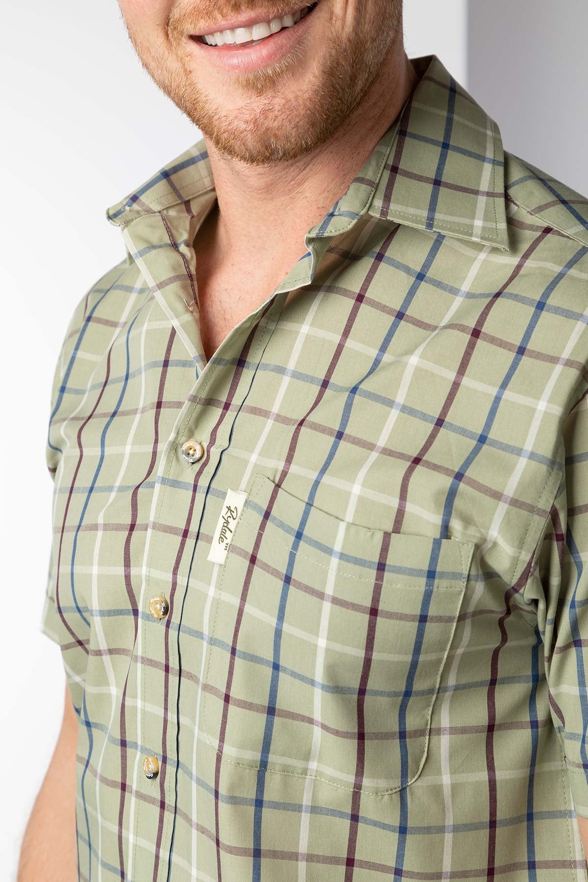 Rydale Men's Short Sleeved Check Shirt