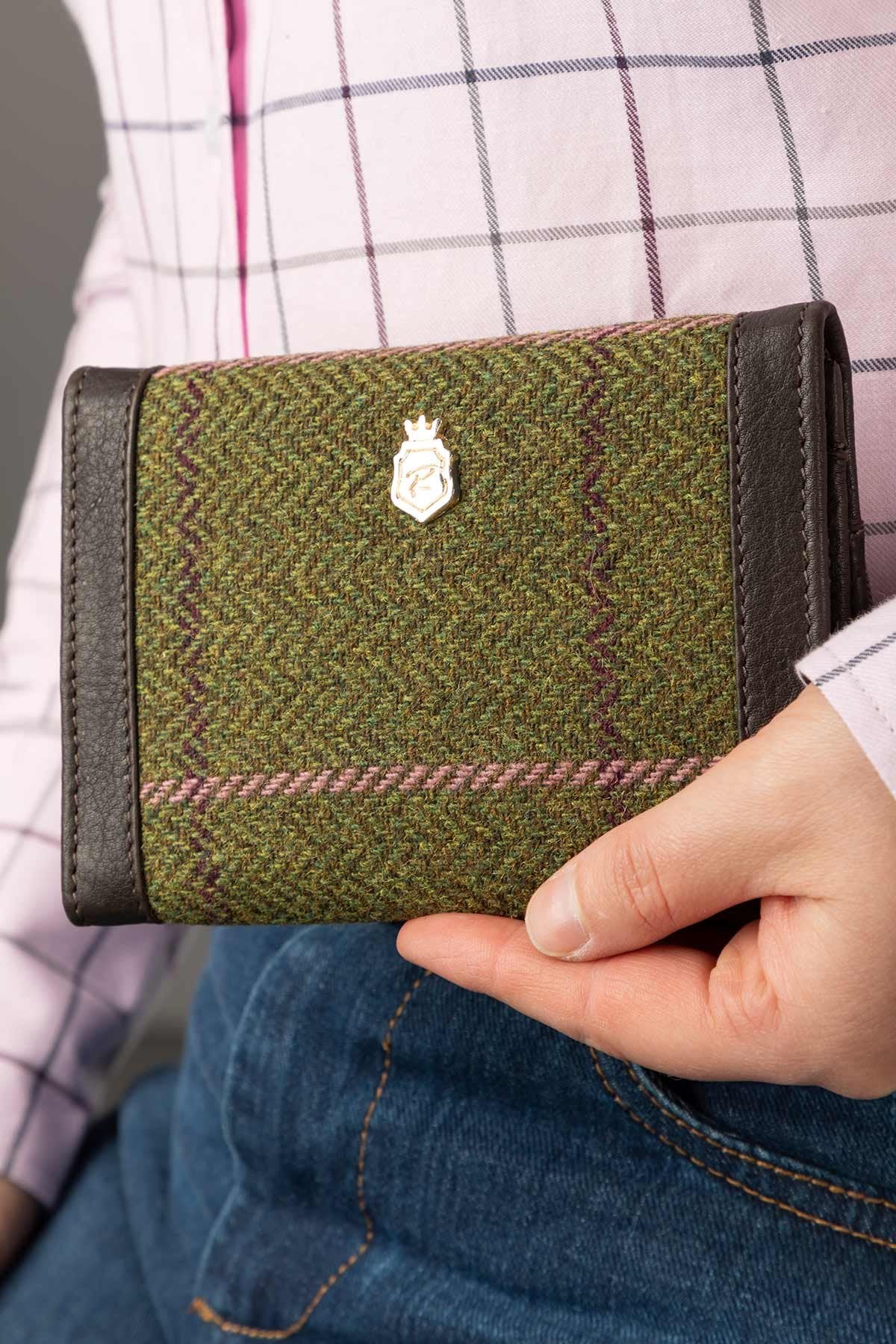 Rydale Ladies Tweed Trifold Purse - Helmsley