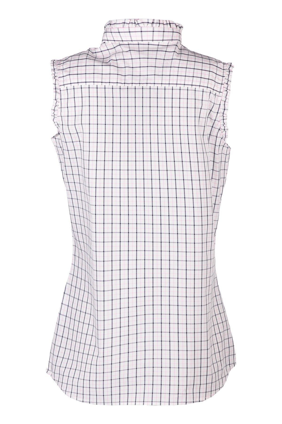 Rydale Ladies Ruffled Sleeveless Shirt - Ivy