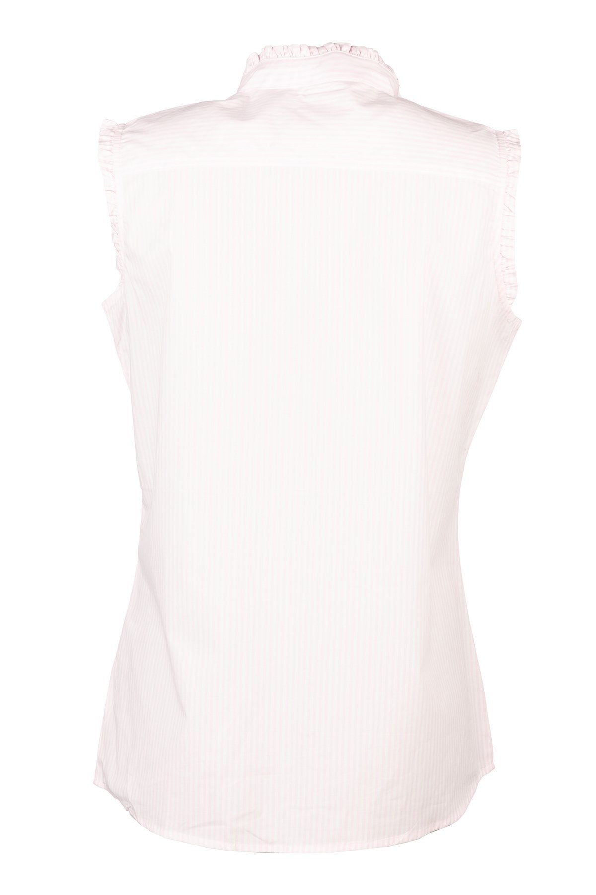 Rydale Ladies Ruffled Overhead Sleeveless Shirt - Ivy