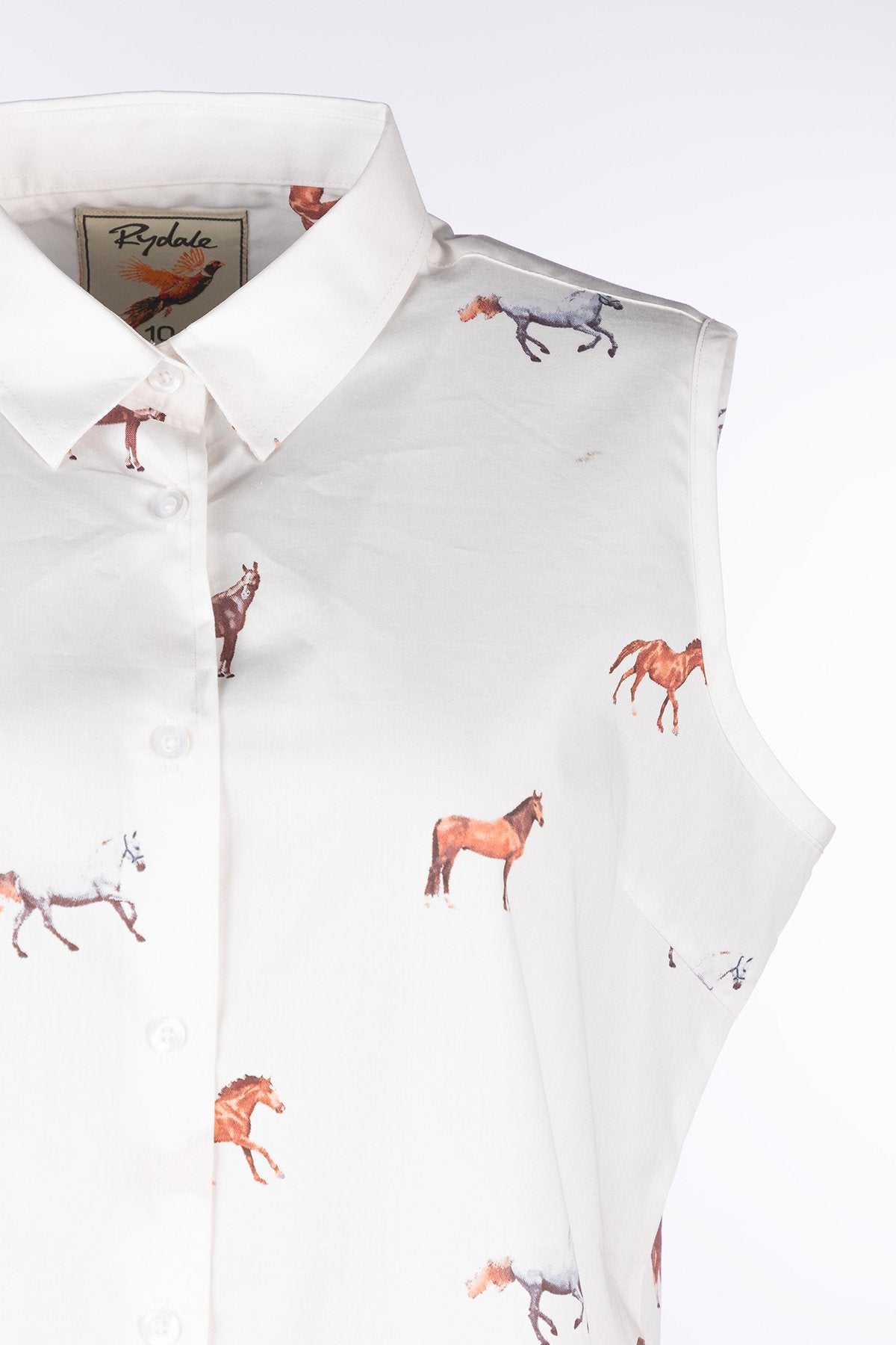 Rydale Ladies Sleeveless Shirt With Collar - Wistow II